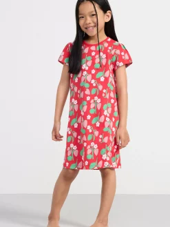 Nattplagg>Lindex Kortarmat Nattlinne Dusty Coral