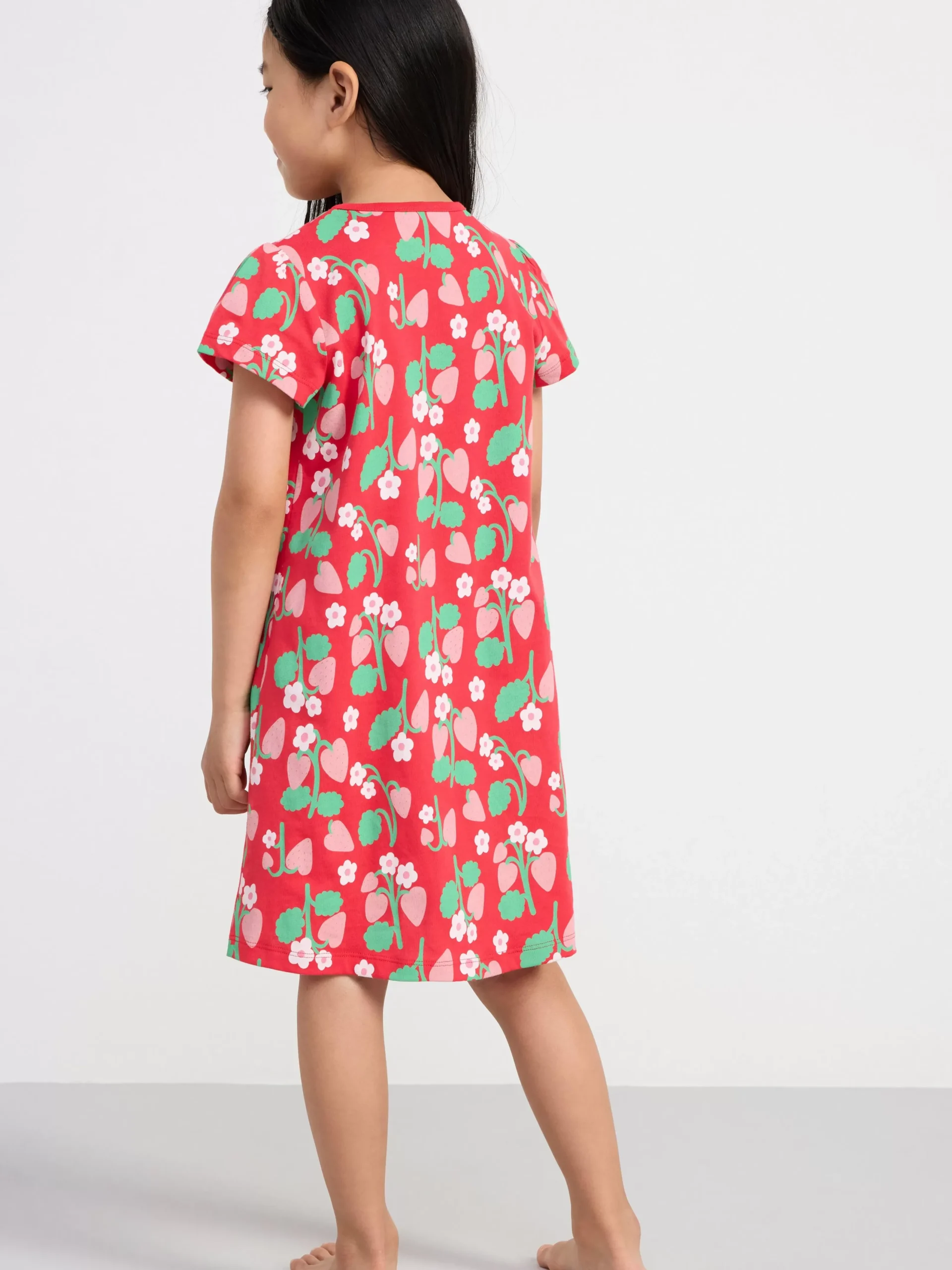 Nattplagg>Lindex Kortarmat Nattlinne Dusty Coral