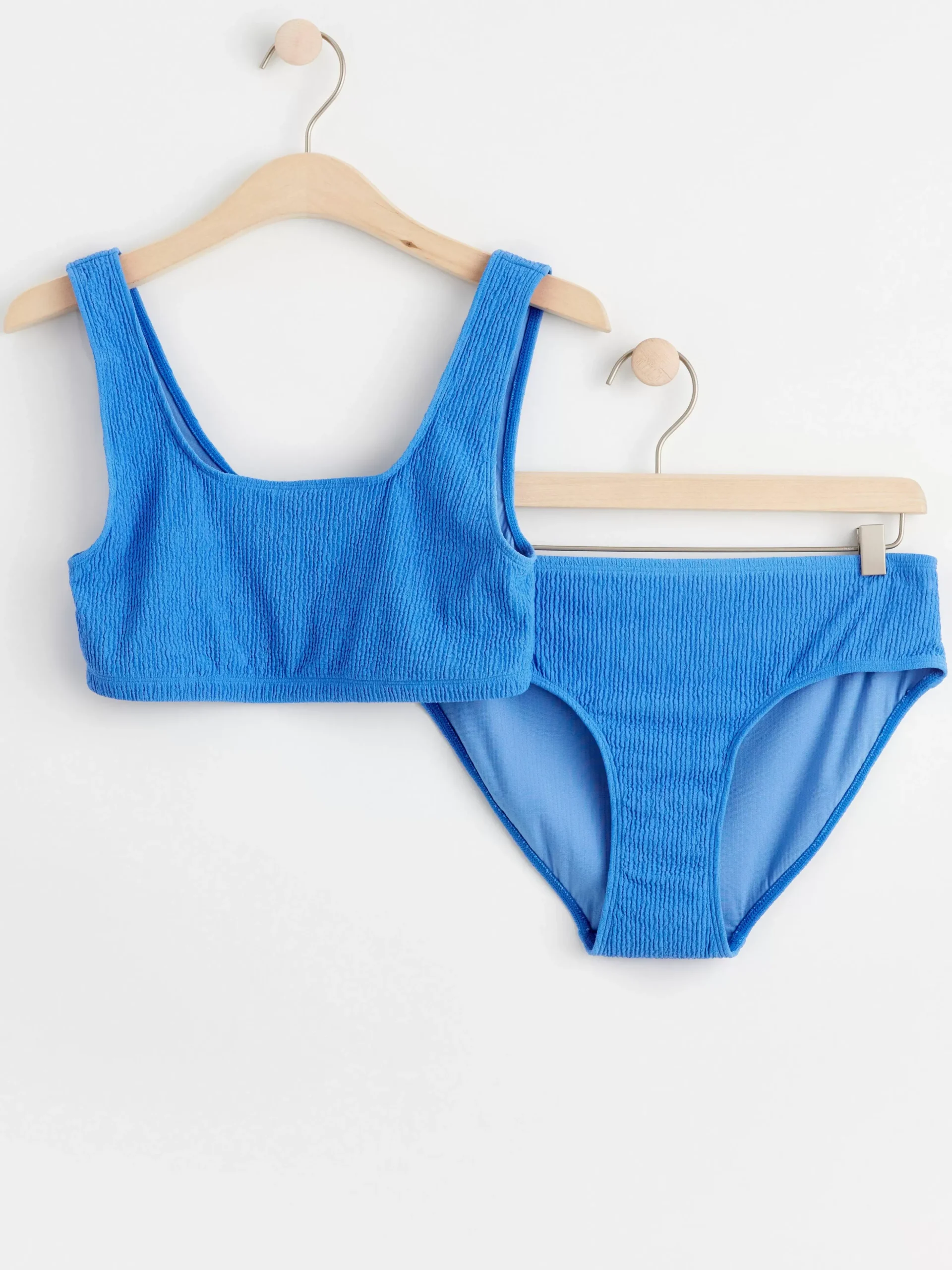 Badkläder & Uv>Lindex Krinklad Bikini Strong Blue