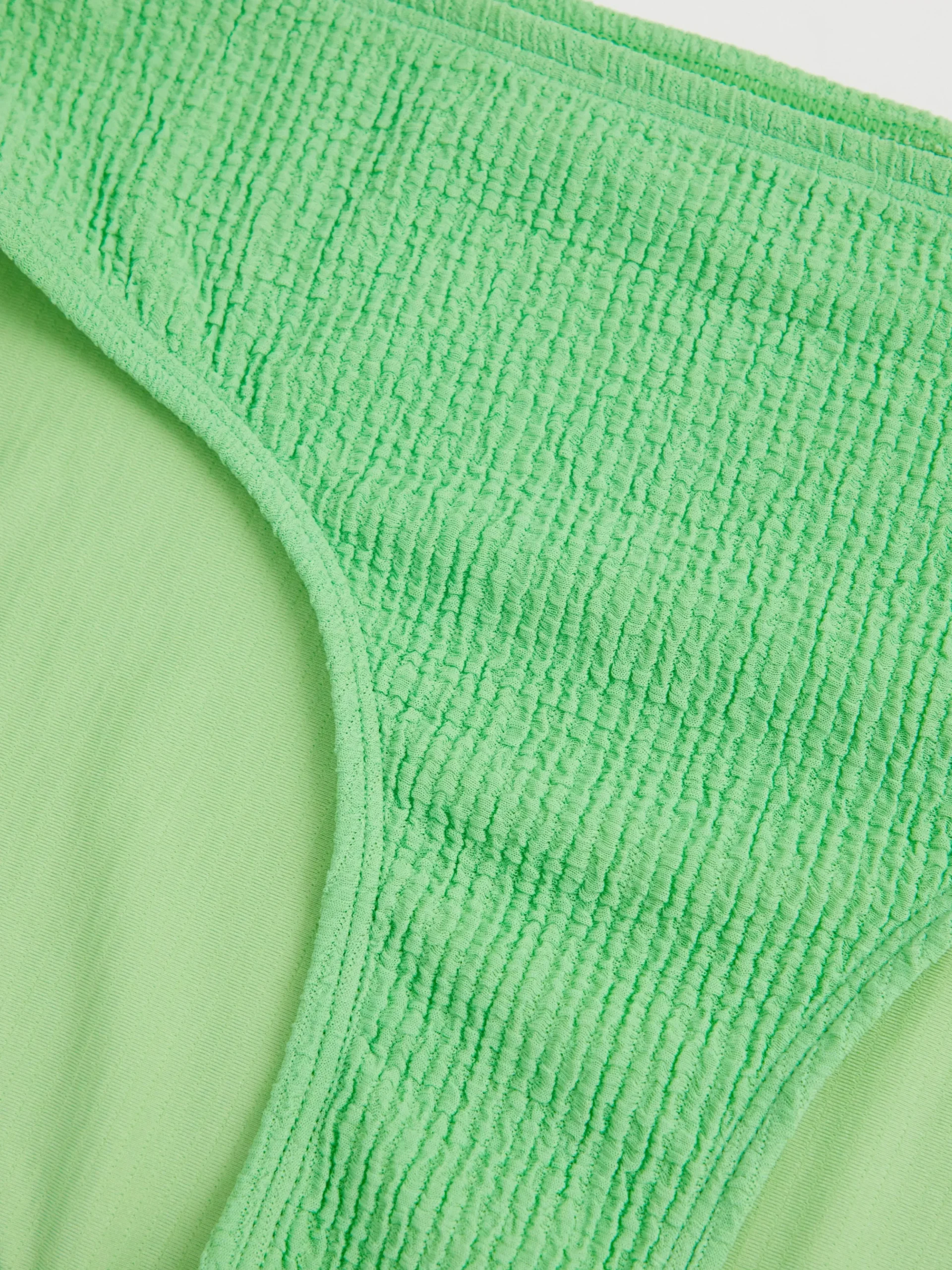 Badkläder & Uv>Lindex Krinklad Bikini Green