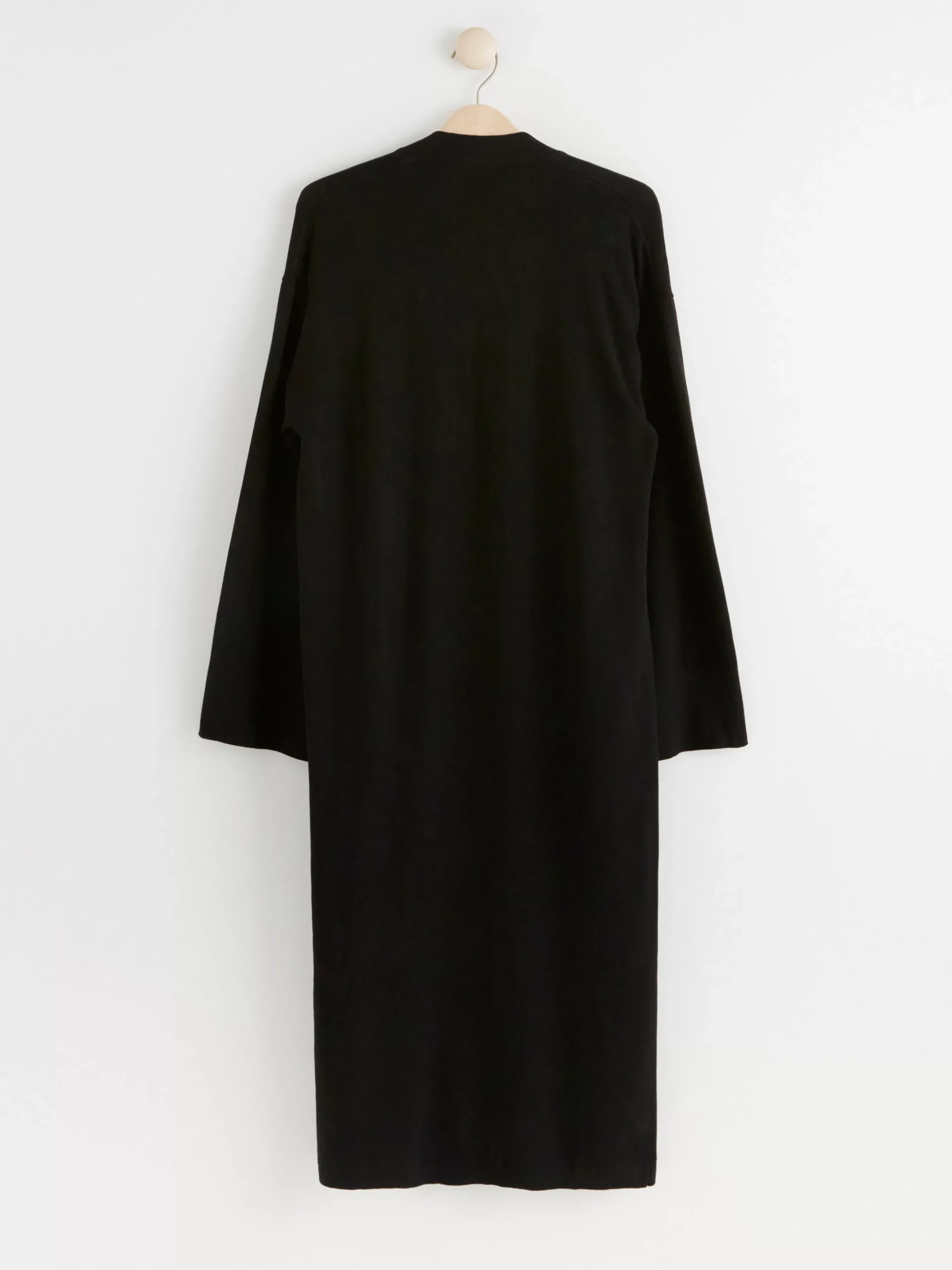 Tröjor & Cardigans>Lindex Lang Stickad Cardigan Black