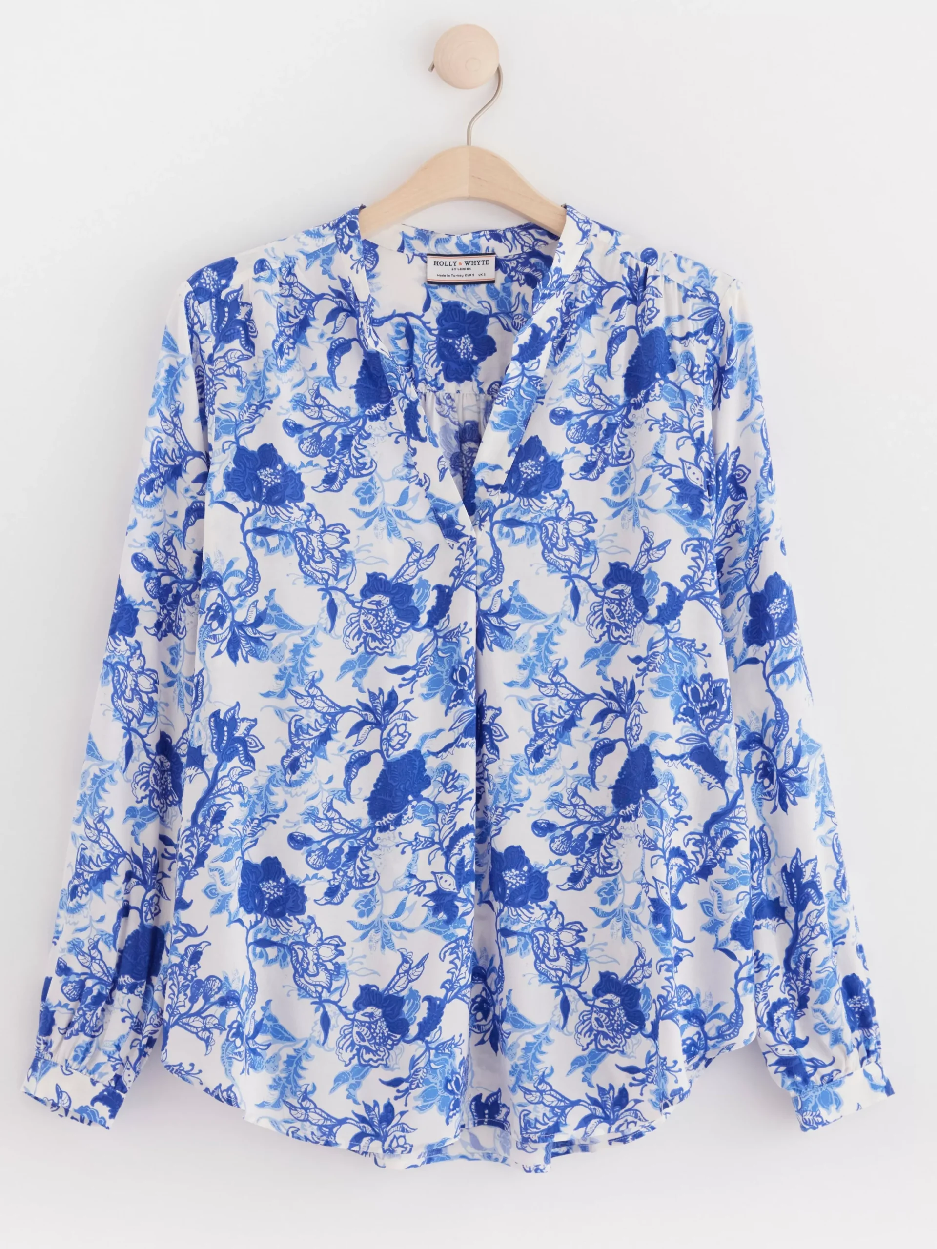 Blusar & Skjortor>Lindex Langarmad Blus Light Dusty White