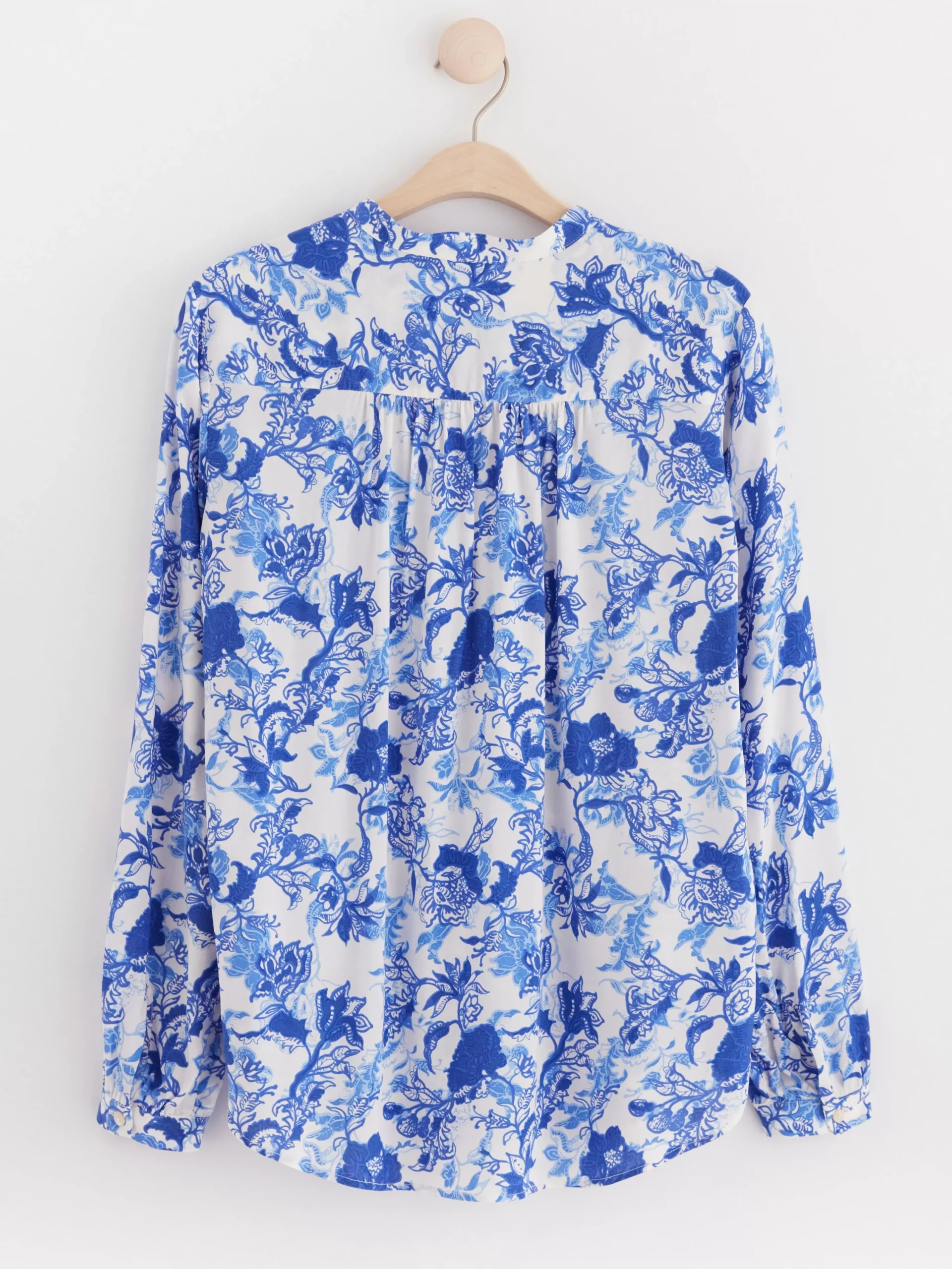 Blusar & Skjortor>Lindex Langarmad Blus Light Dusty White