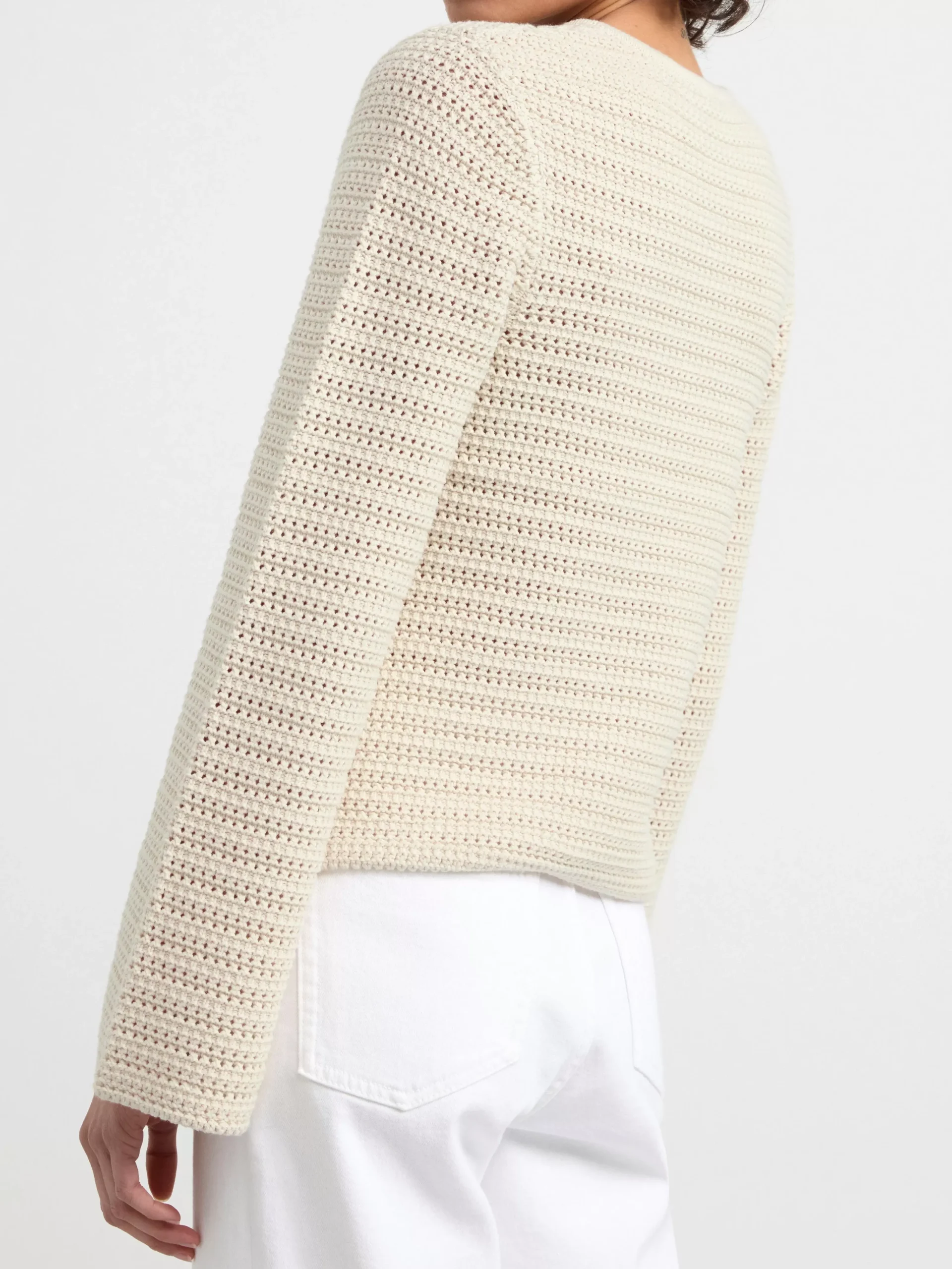 Tröjor & Cardigans>Lindex Langarmad Halstickad Troja Beige