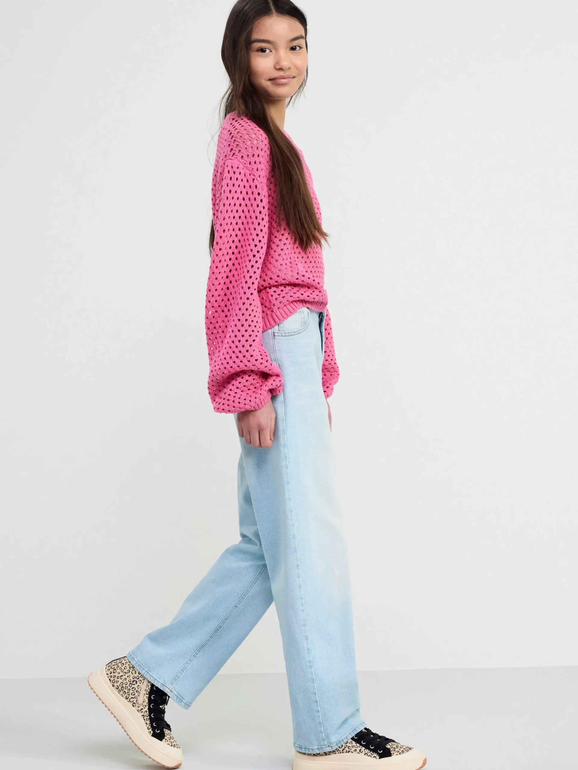 Tröjor & Cardigans>Lindex Langarmad Halstickad Troja Pink