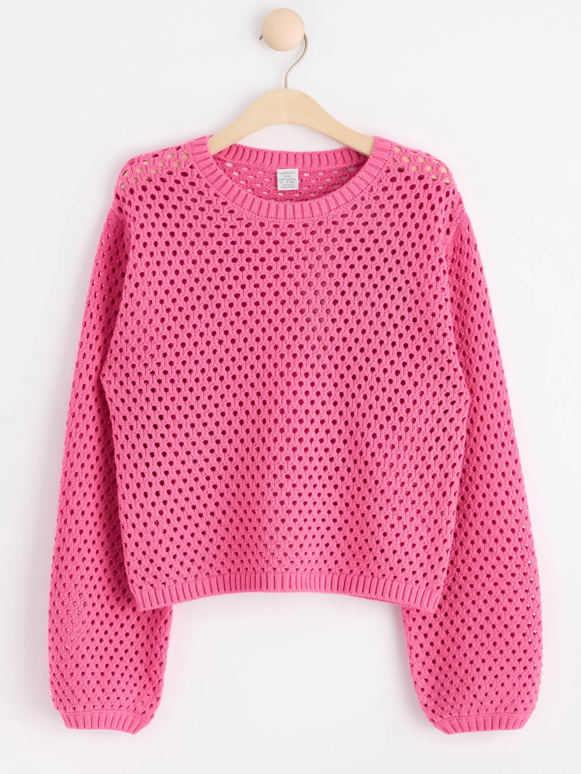 Tröjor & Cardigans>Lindex Langarmad Halstickad Troja Pink