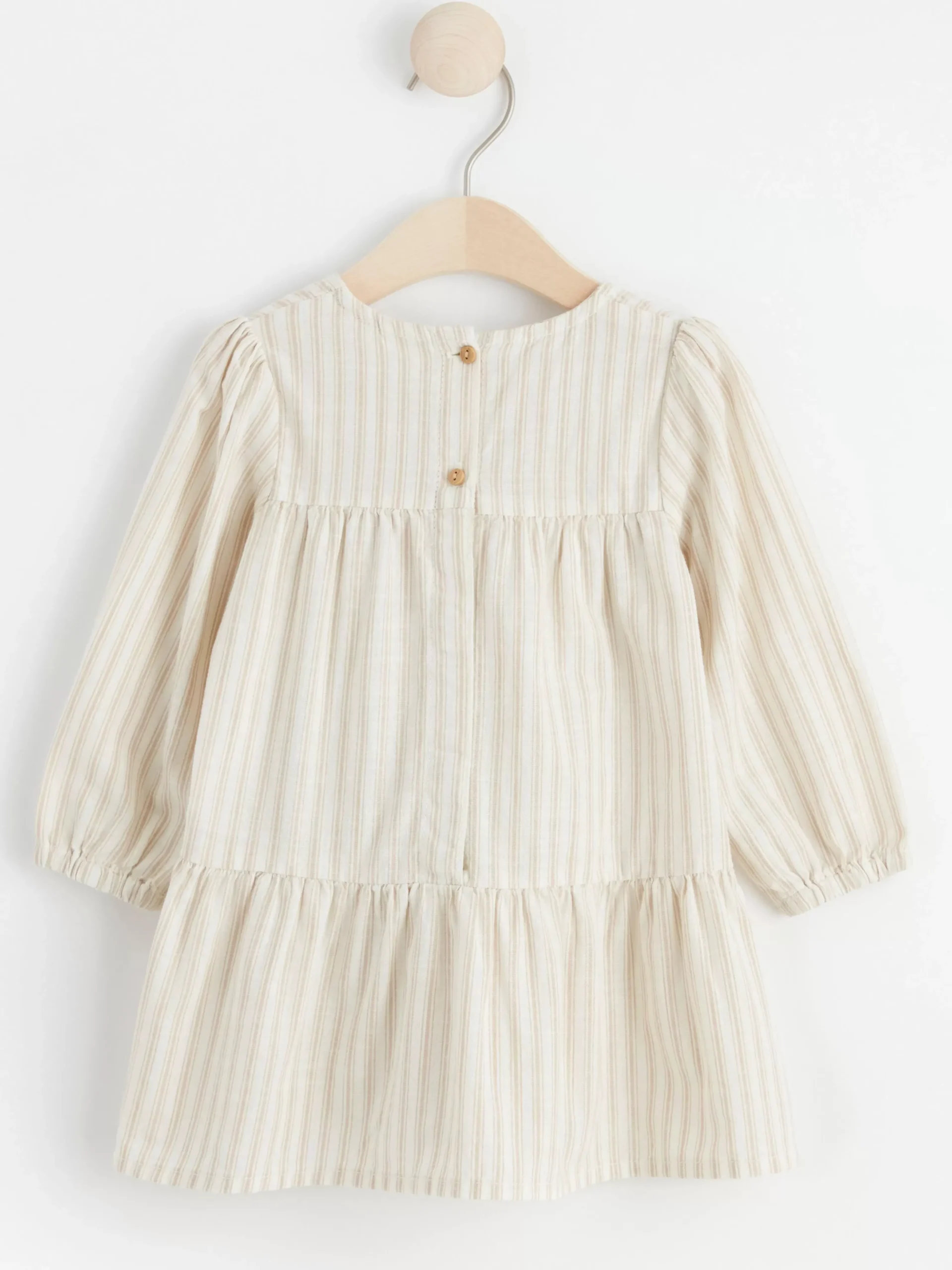 Klänningar>Lindex Langarmad Klanning Light Dusty White