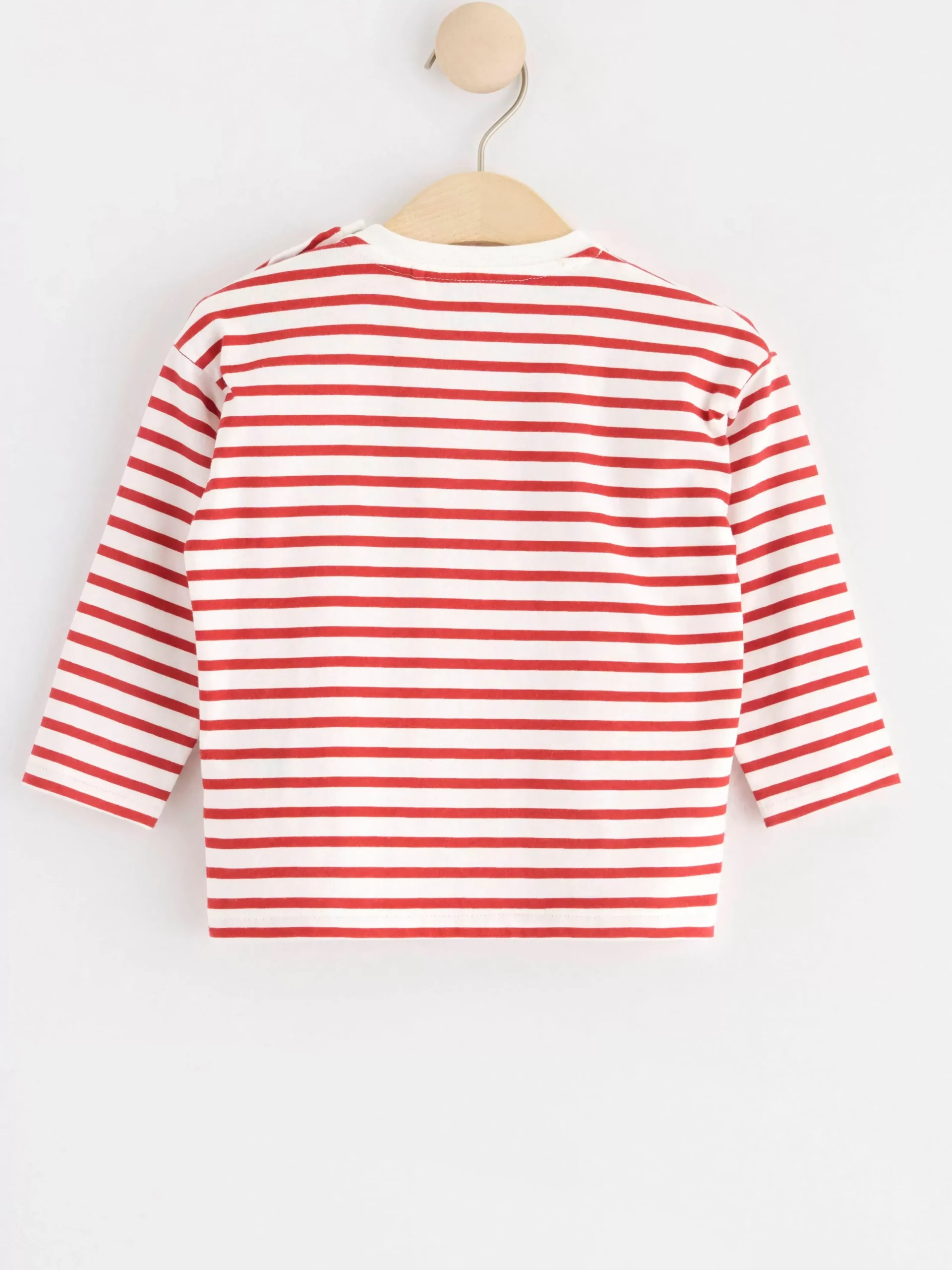 Toppar & T-Shirts>Lindex Langarmad Randig Topp Dusty Orange