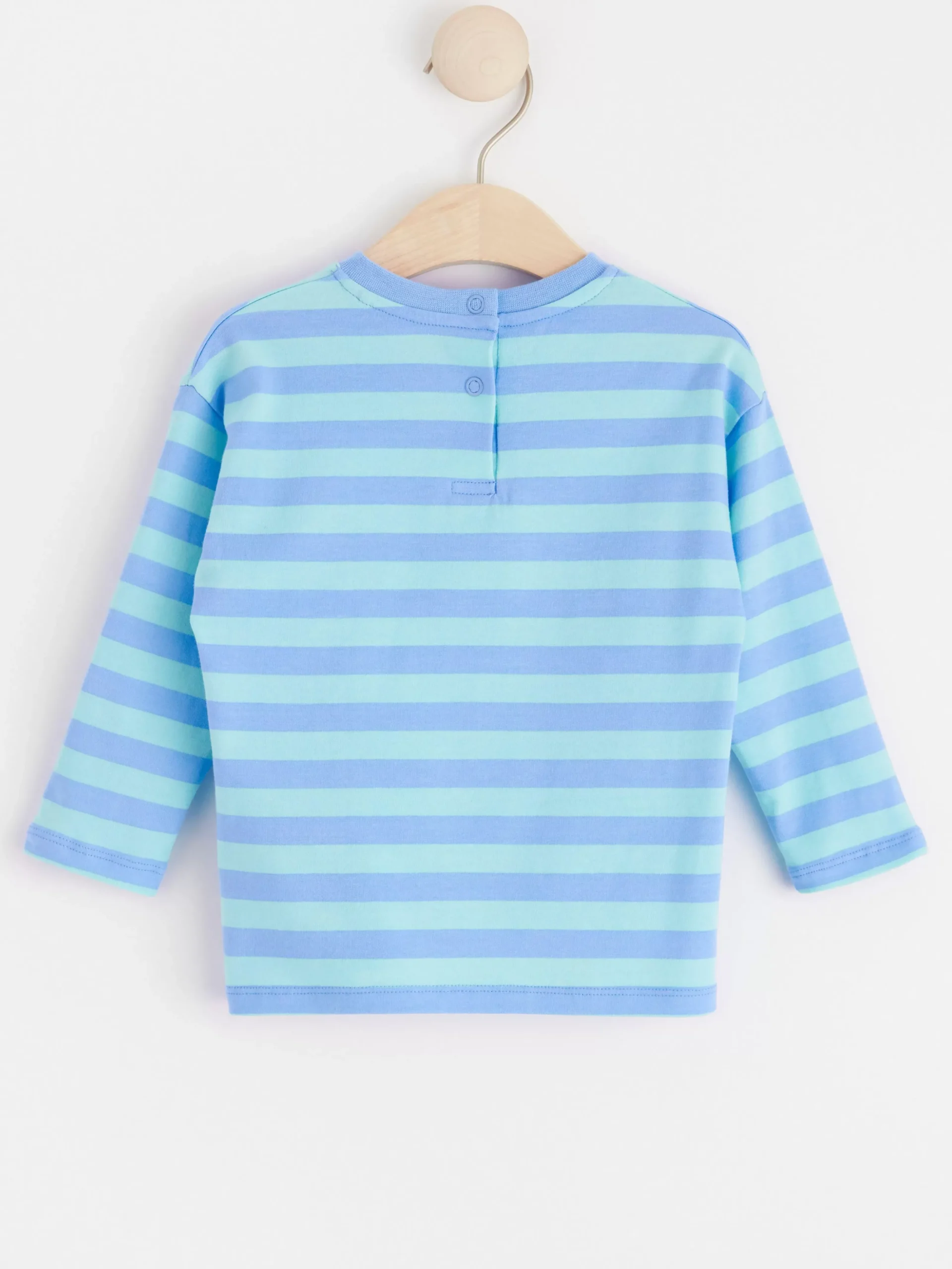 Toppar & T-Shirts>Lindex Langarmad Randig Troja Light Blue