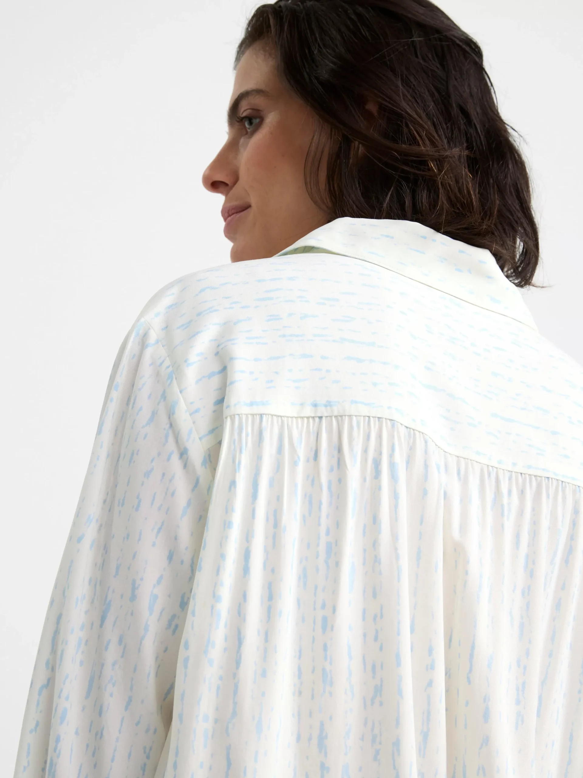 Blusar & Skjortor>Lindex Langarmad Skjorta Light Beige