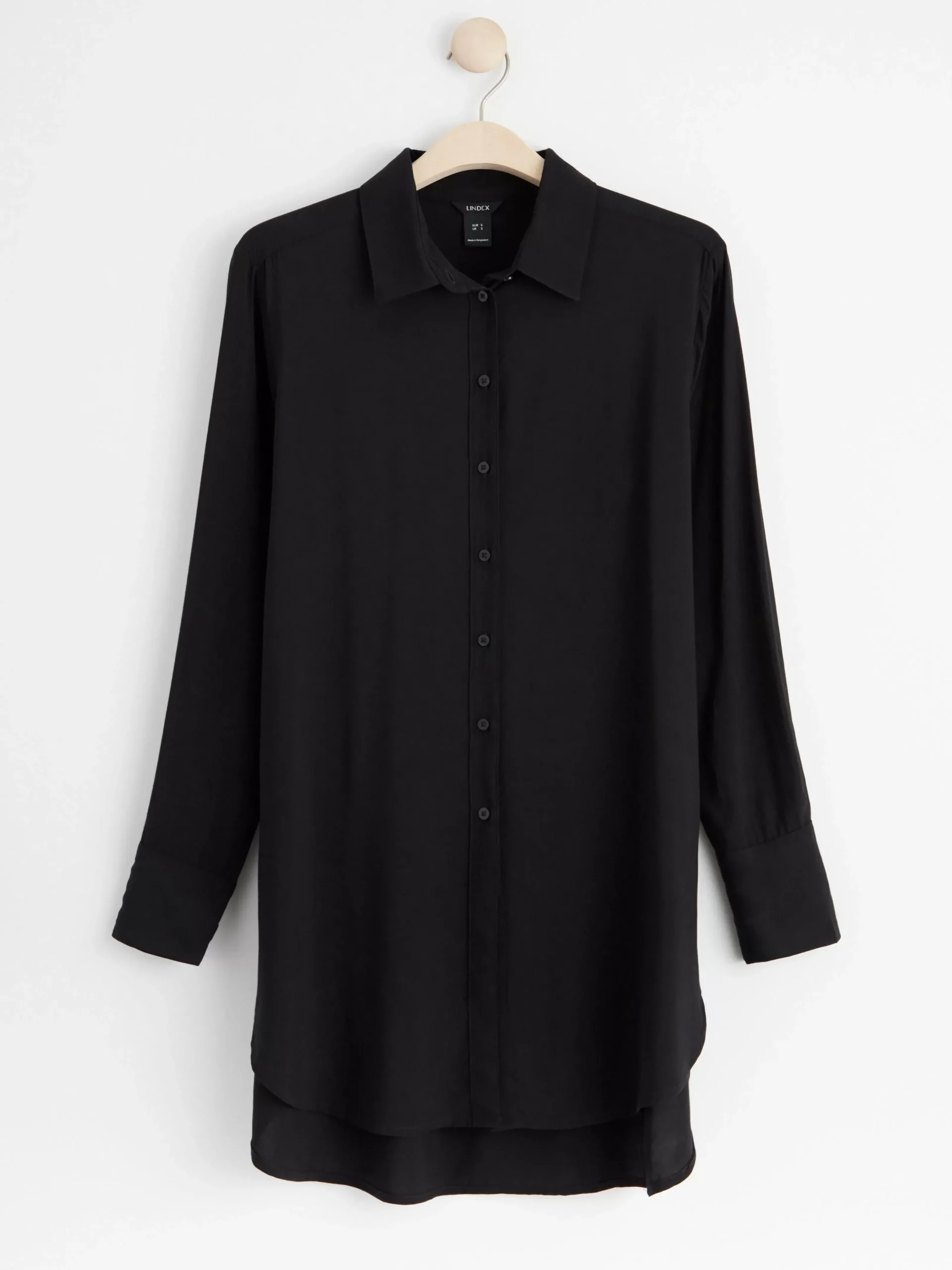 Blusar & Skjortor>Lindex Langarmad Skjorta Black
