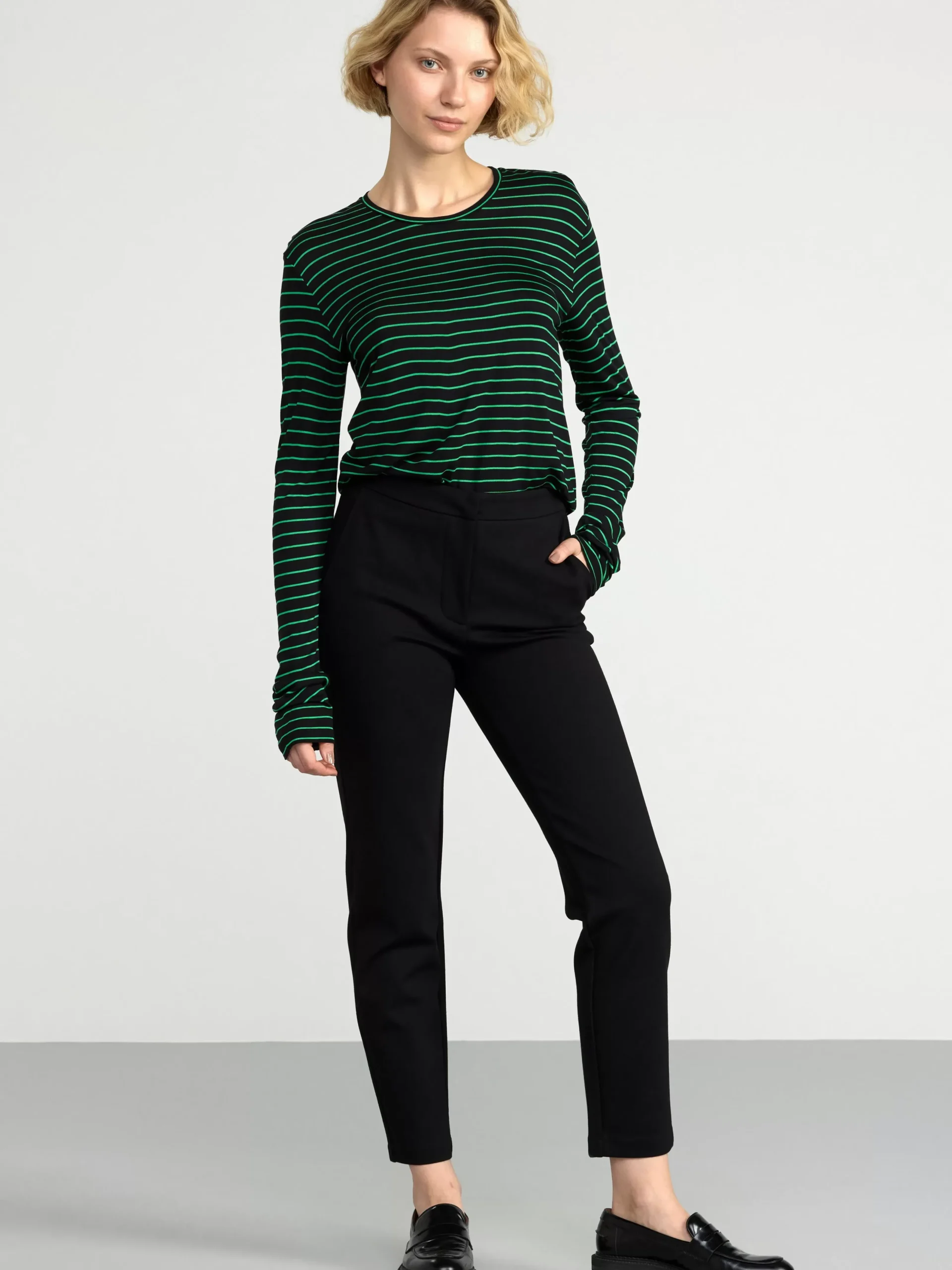 Toppar & T-Shirts>Lindex Langarmad Topp Green