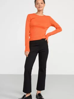 Toppar & T-Shirts>Lindex Langarmad Topp I Merinoull Orange