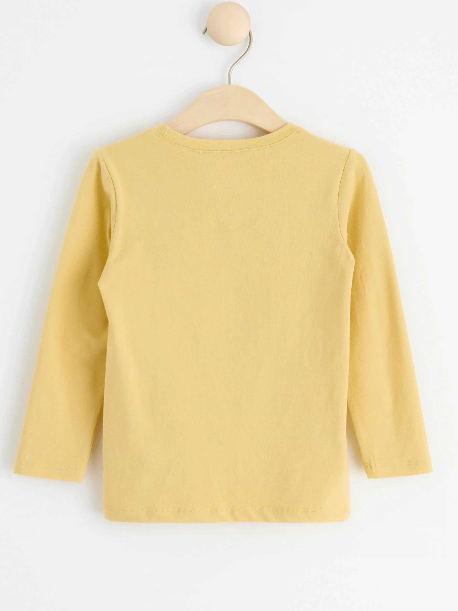 Toppar & T-Shirts>Lindex Langarmad Topp Med Djuransikte Light Dusty Yellow