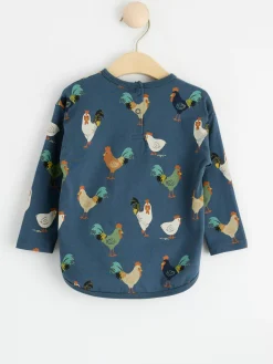 Toppar & T-Shirts>Lindex Langarmad Topp Med Tuppar Dusty Blue