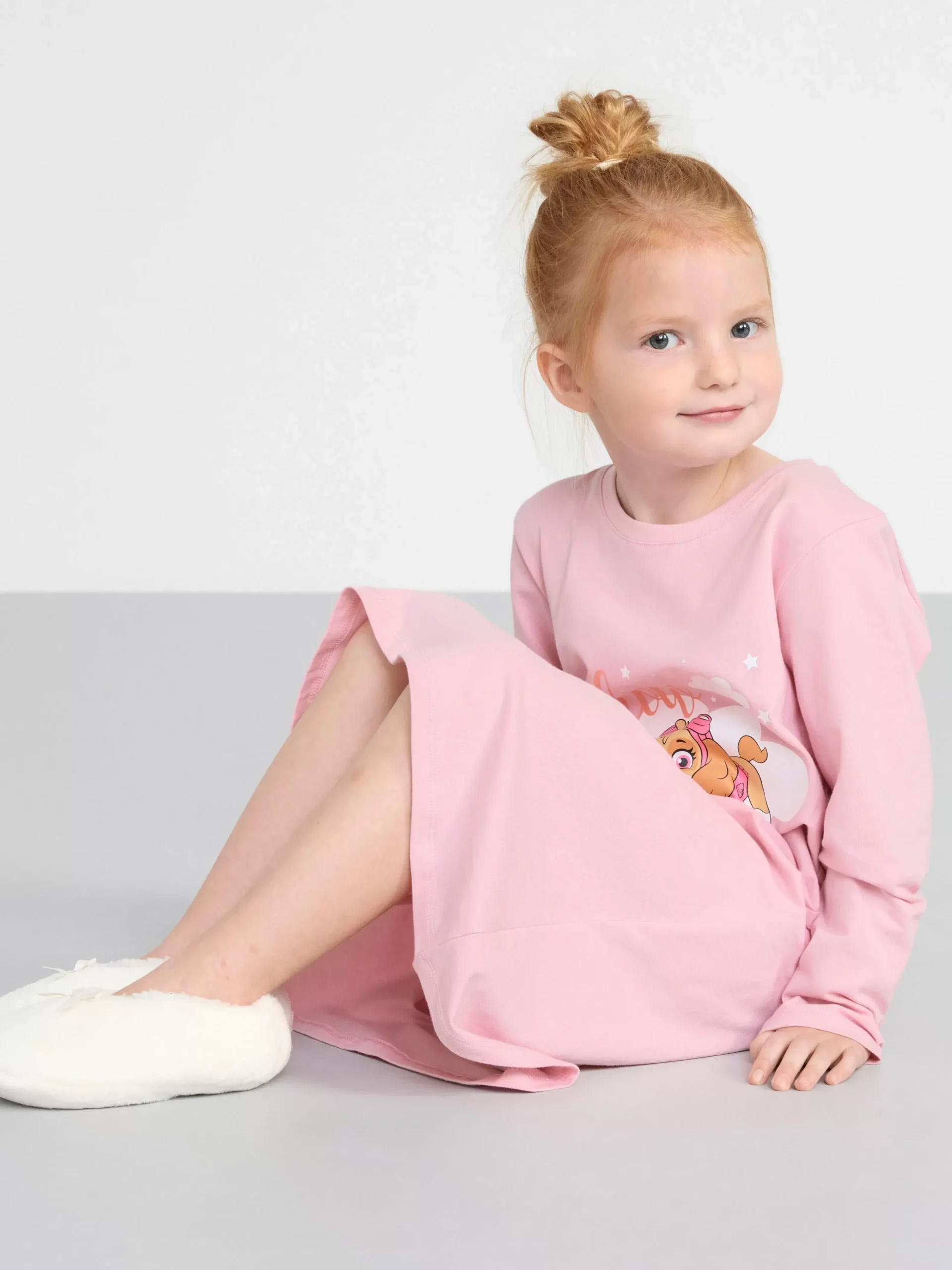 Nattplagg>Lindex Langarmat Nattlinne Med Paw Patrol Light Dusty Lilac