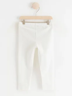 Byxor & Leggings>Lindex Leggings Light Dusty White