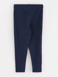 Byxor & Leggings>Lindex Leggings I Merinoull Navy