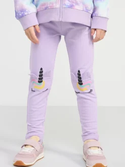 Byxor & Leggings>Lindex Leggings Med Applikationer Pa Knana Light Lilac