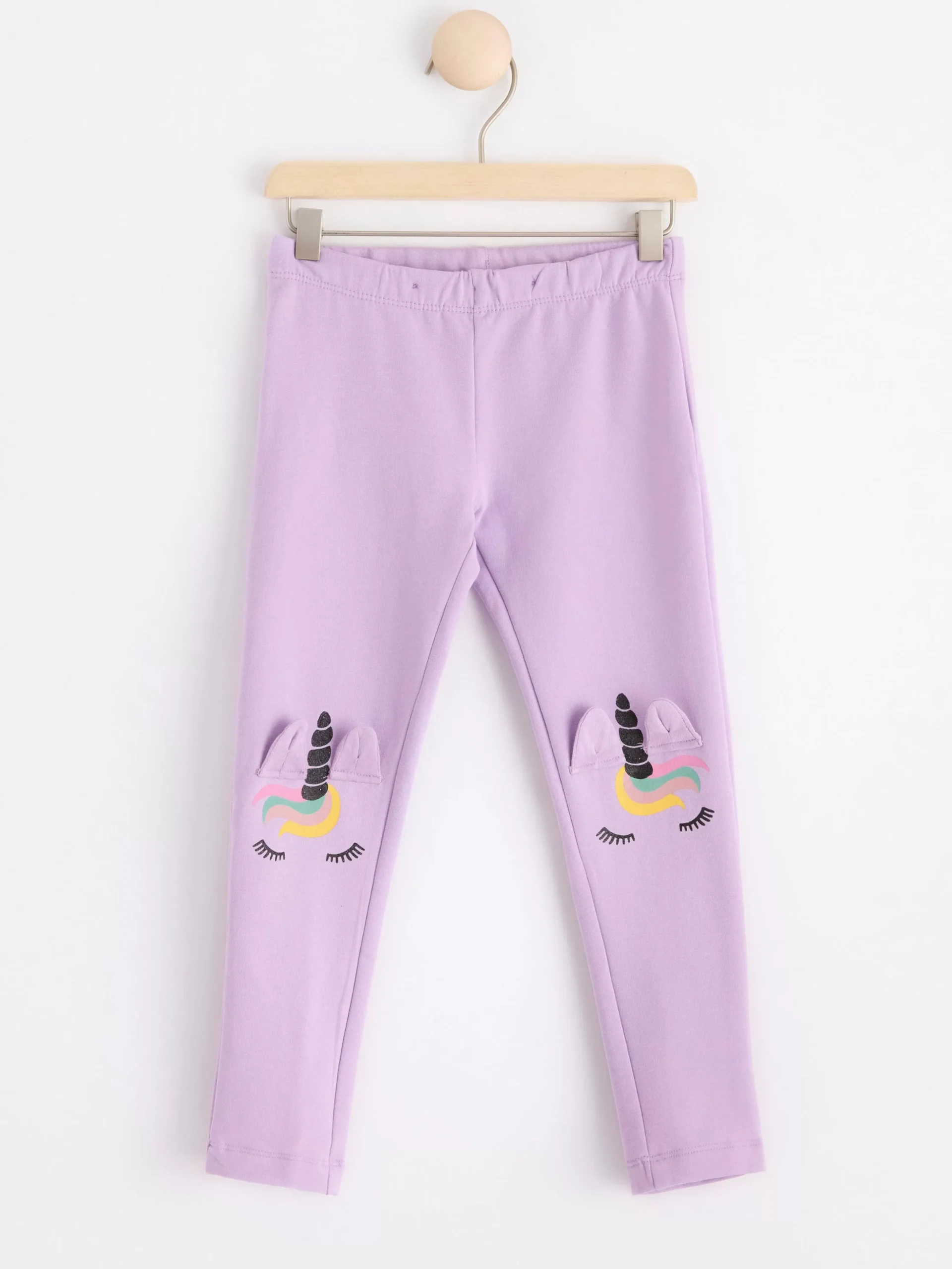 Byxor & Leggings>Lindex Leggings Med Applikationer Pa Knana Light Lilac