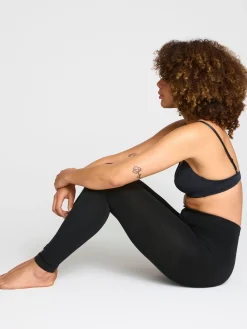 Strumpbyxor & Leggings>Lindex Leggings Med Borstad Insida Black