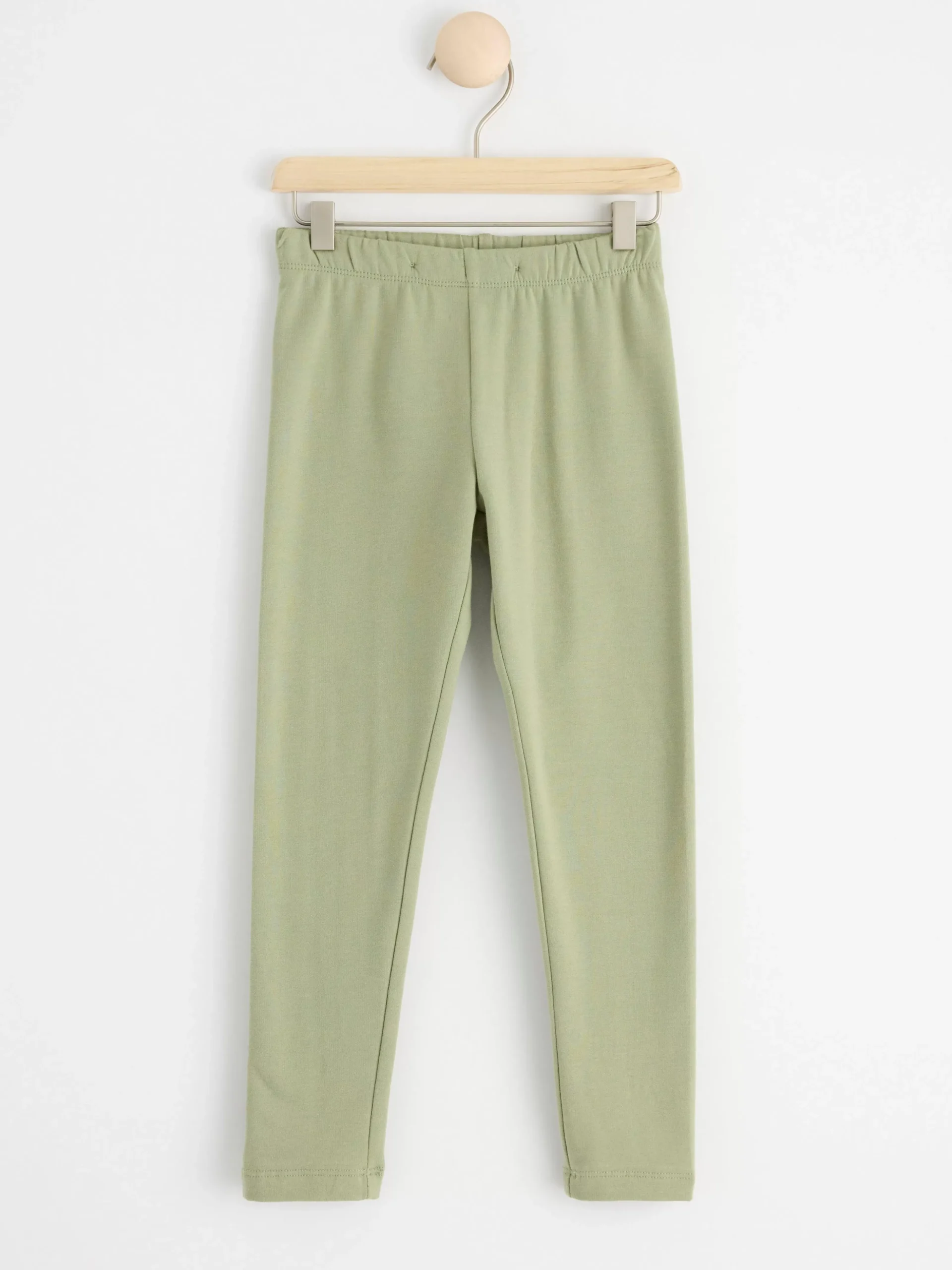 Byxor & Leggings>Lindex Leggings Med Borstad Insida Dusty Green