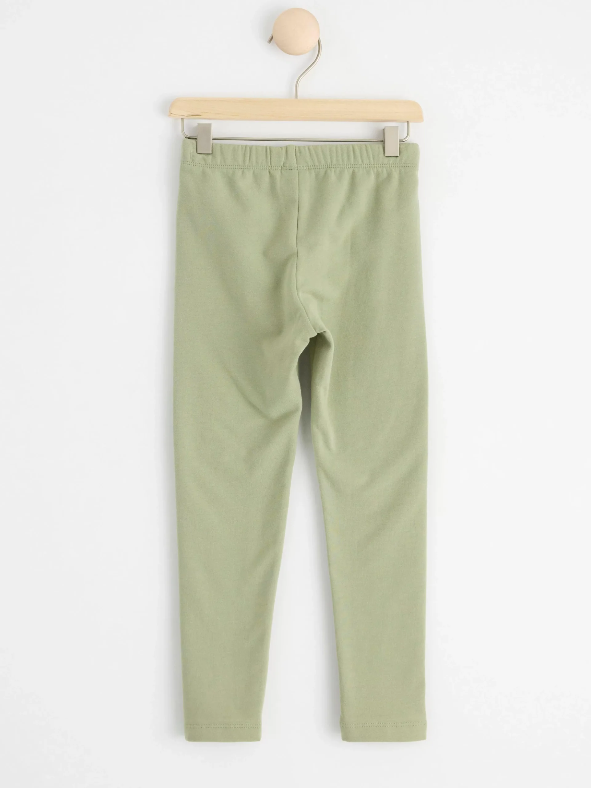 Byxor & Leggings>Lindex Leggings Med Borstad Insida Dusty Green