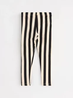 Byxor & Leggings>Lindex Leggings Med Borstad Insida Off Black