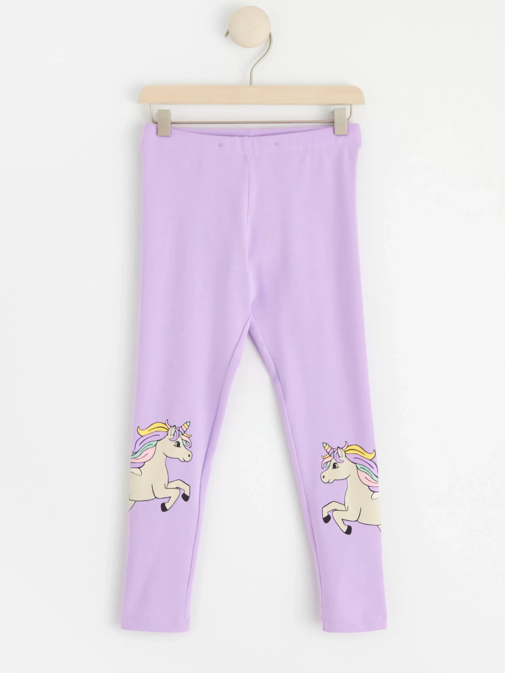 Byxor & Leggings>Lindex Leggings Med Enhorningar Light Lilac