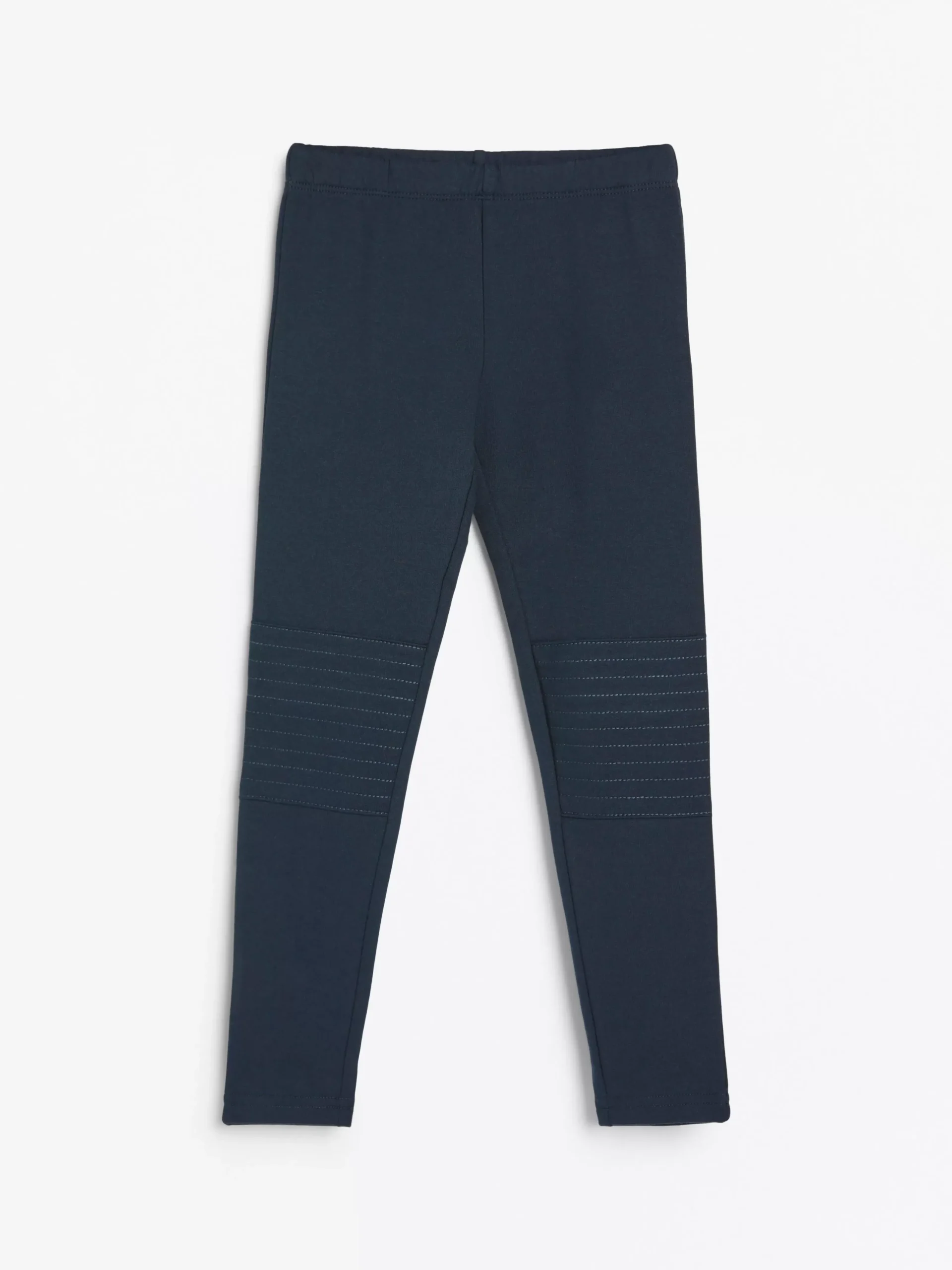Byxor & Leggings>Lindex Leggings Med Forstarkt Kna Och Borstad Insida Dark Navy