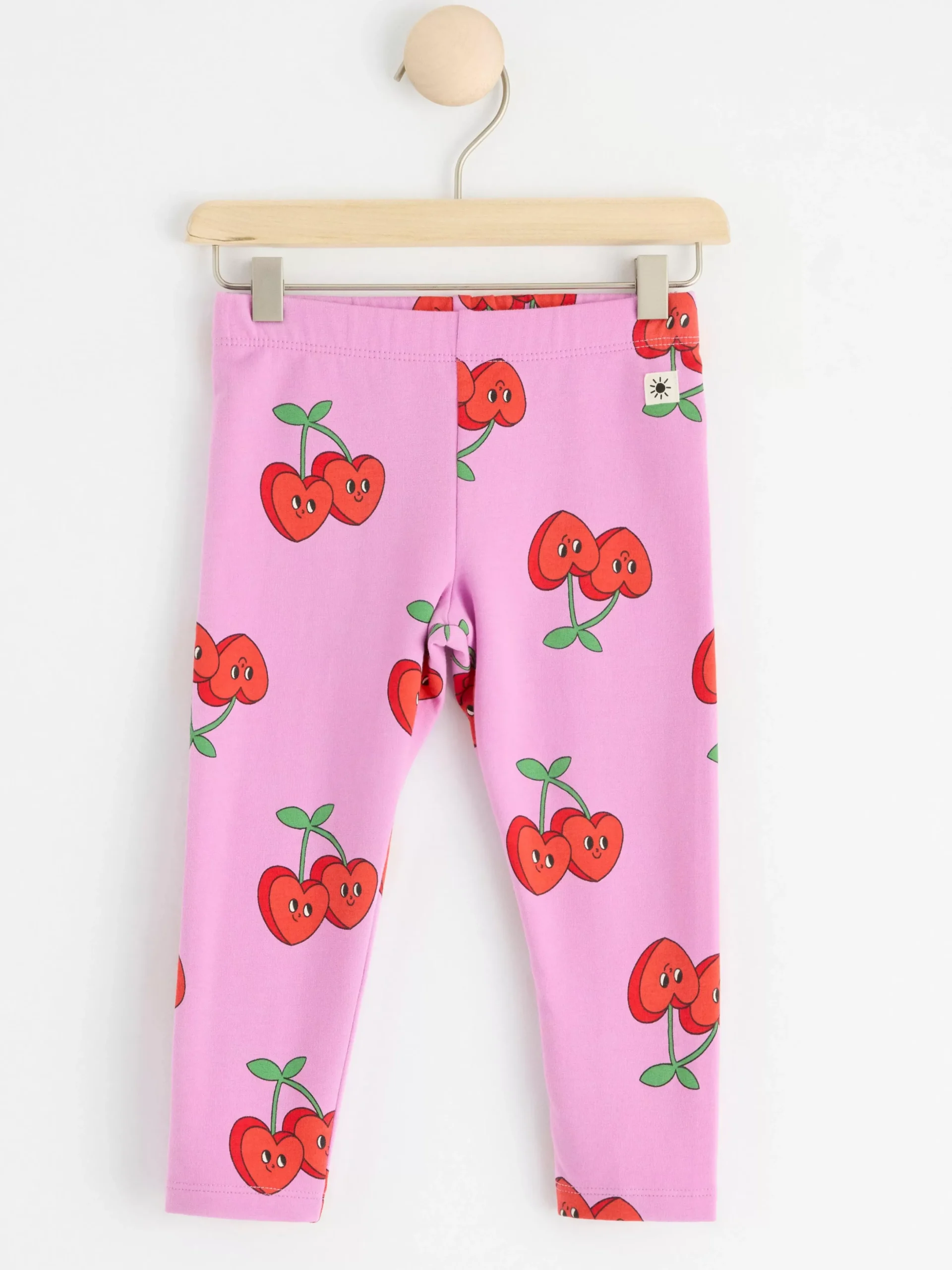 Byxor & Leggings>Lindex Leggings Med Korsbarshjartan Och Borstad Insida Light Lilac