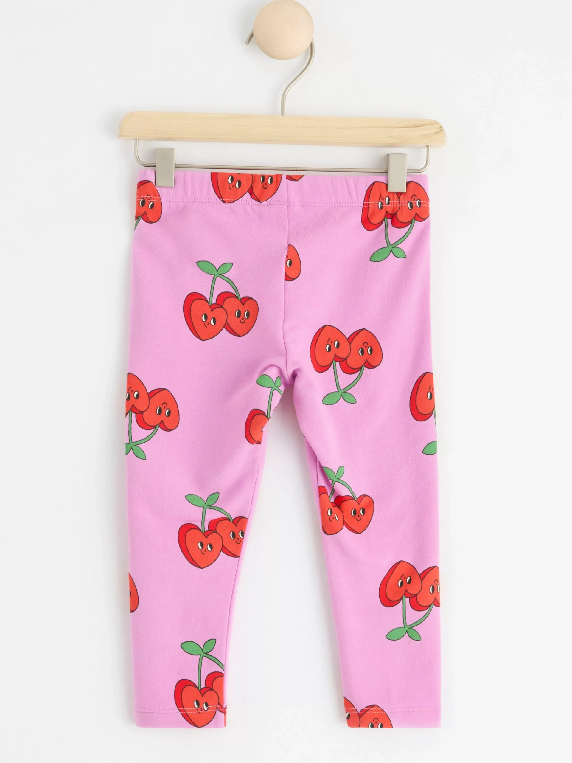 Byxor & Leggings>Lindex Leggings Med Korsbarshjartan Och Borstad Insida Light Lilac
