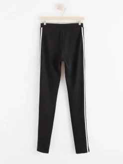 Byxor & Leggings>Lindex Leggings Med Revarer Black
