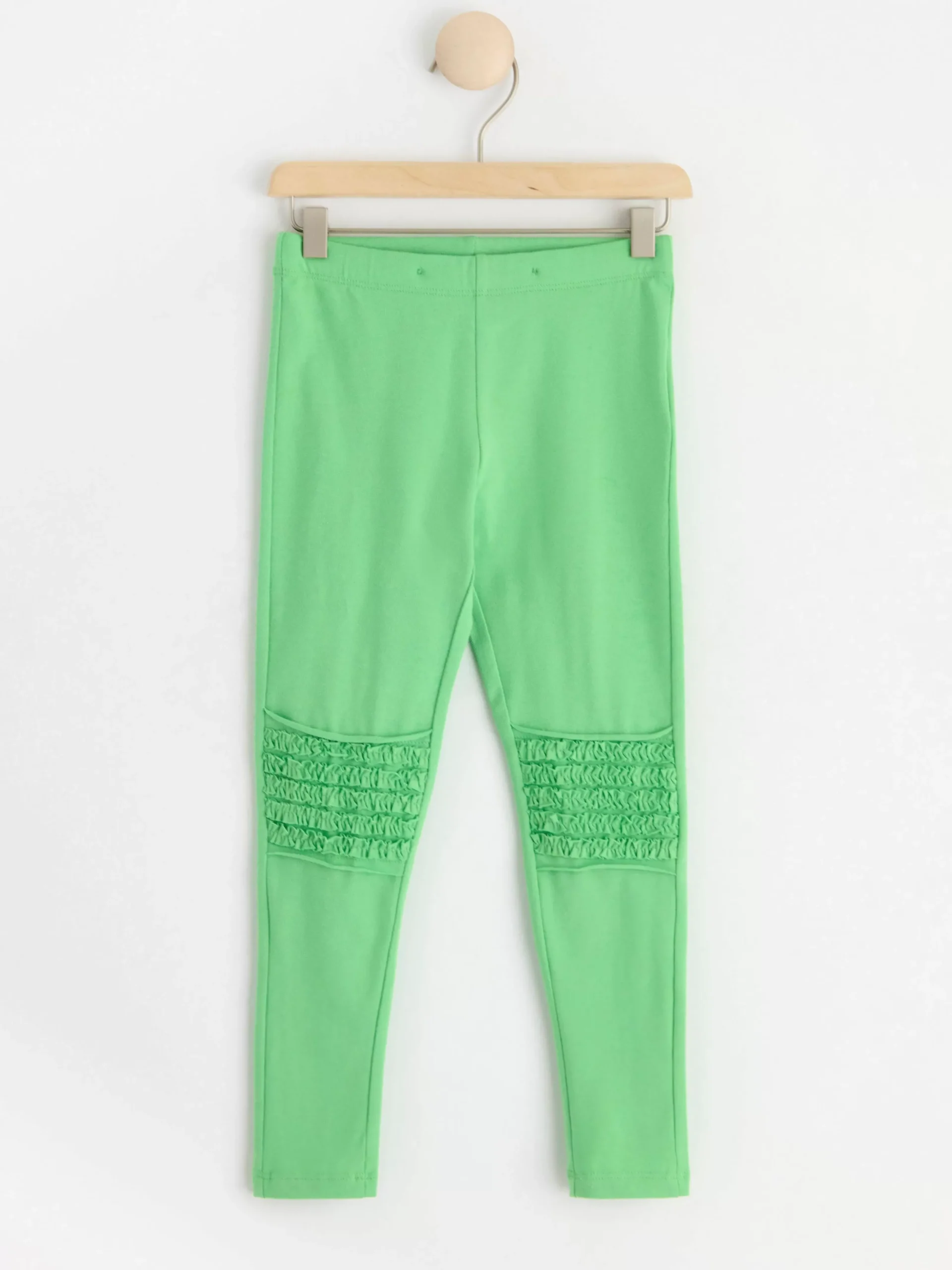 Byxor & Leggings>Lindex Leggings Med Volang Pa Knana Green