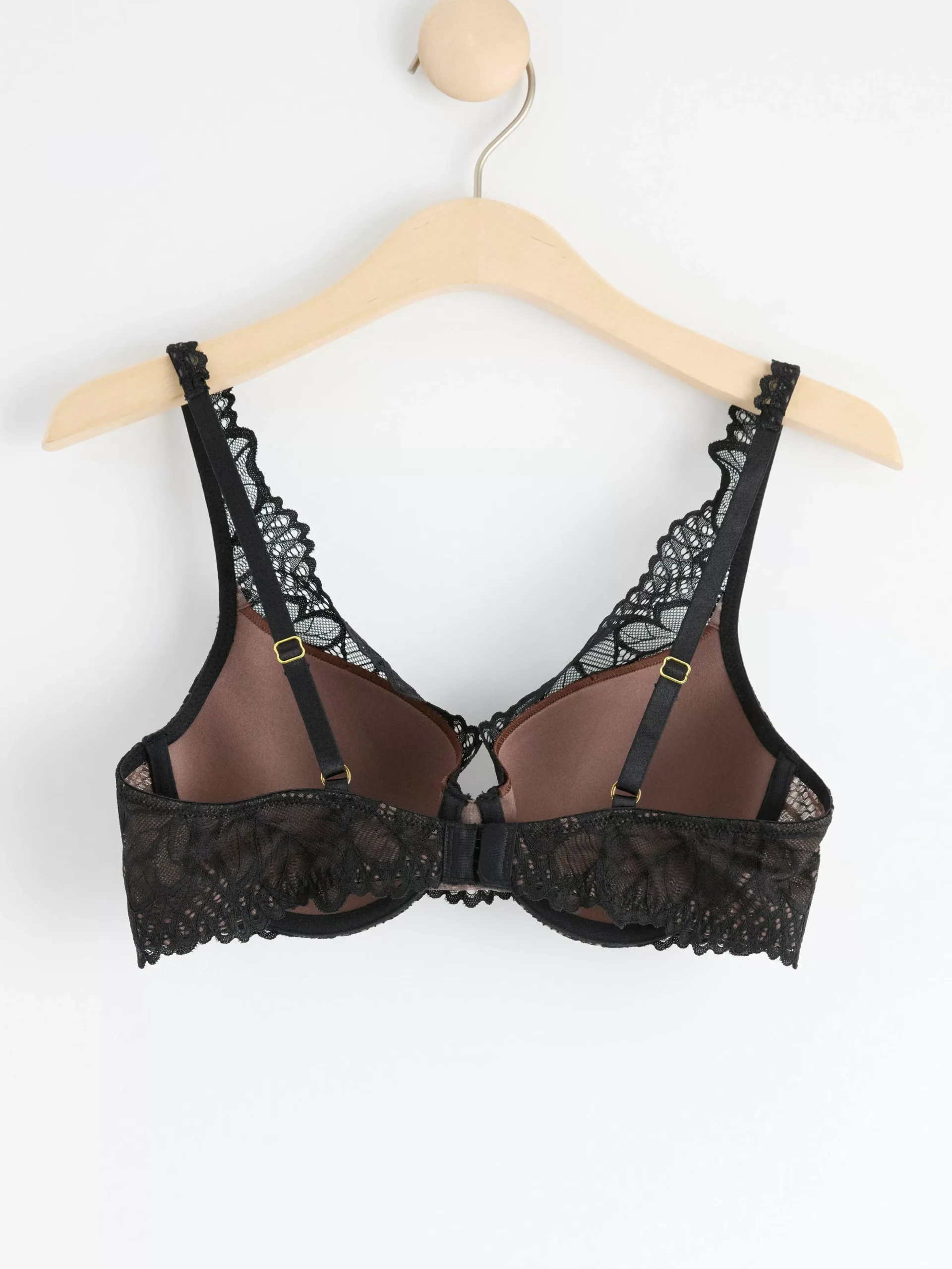 Bh>Lindex Lilja T-Shirt Bh Med Spets Black