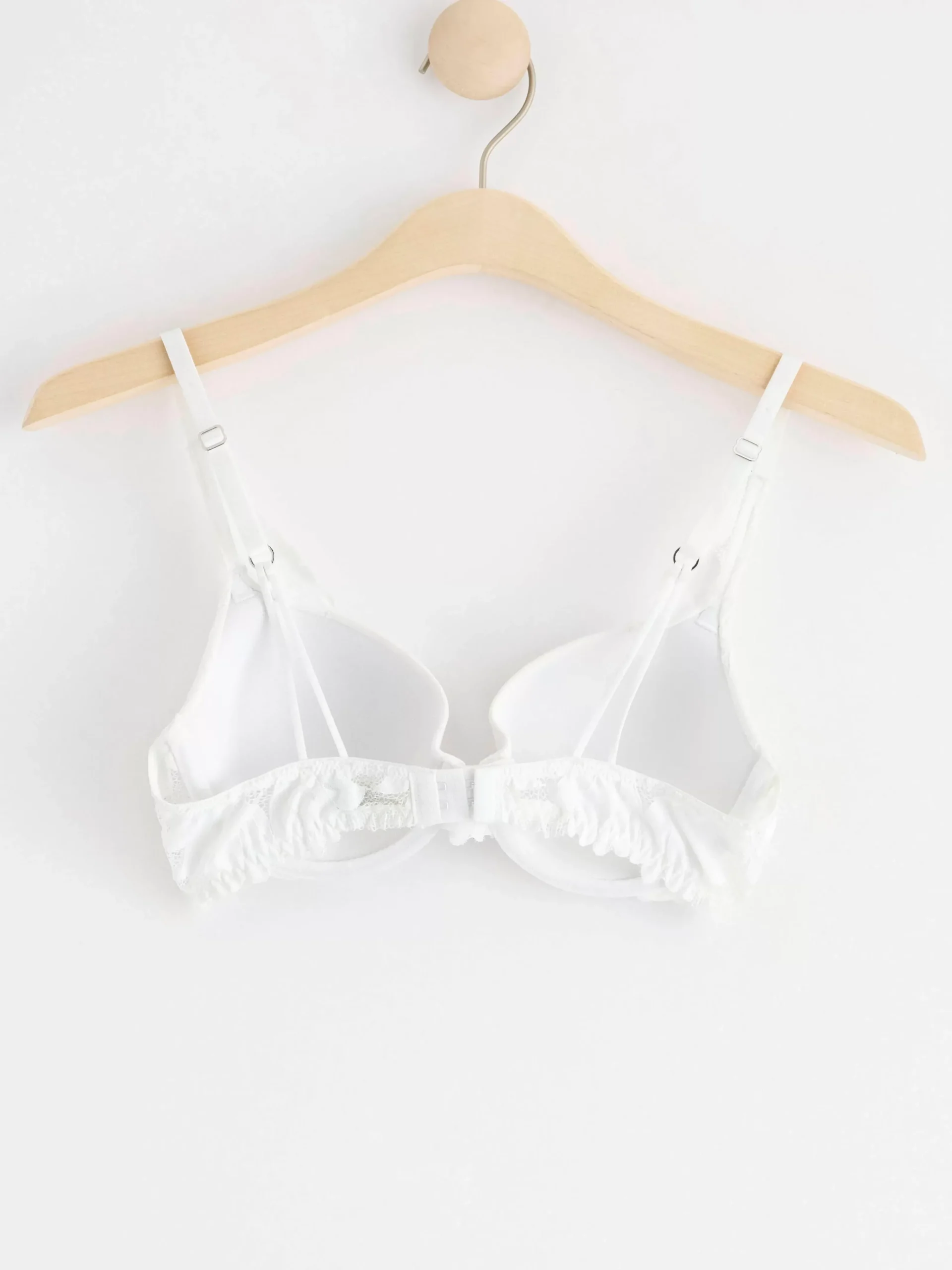 Bh>Lindex Lilja T-Shirt Bh Med Spets White