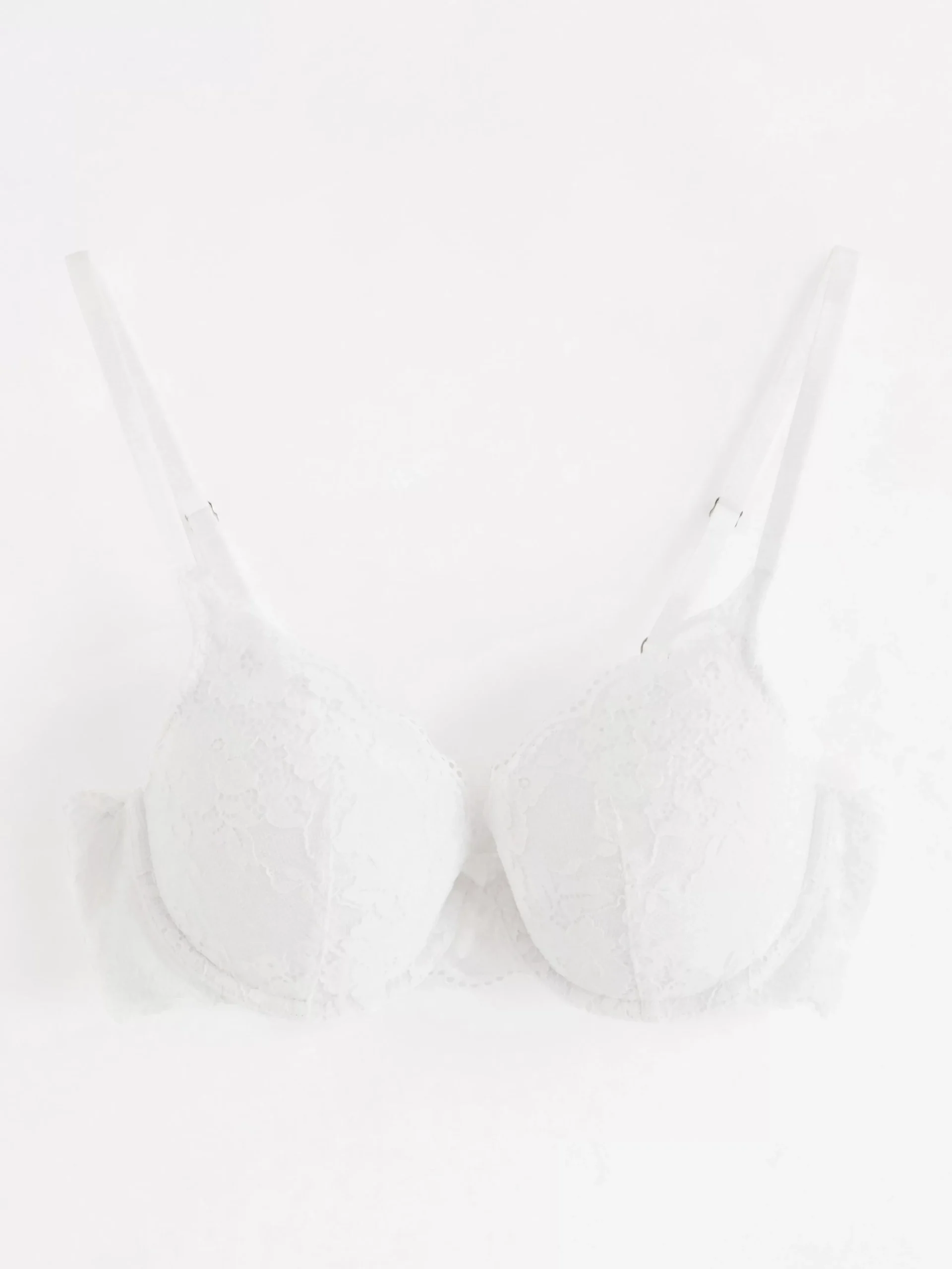 Bh>Lindex Lilja T-Shirt Bh Med Spets White