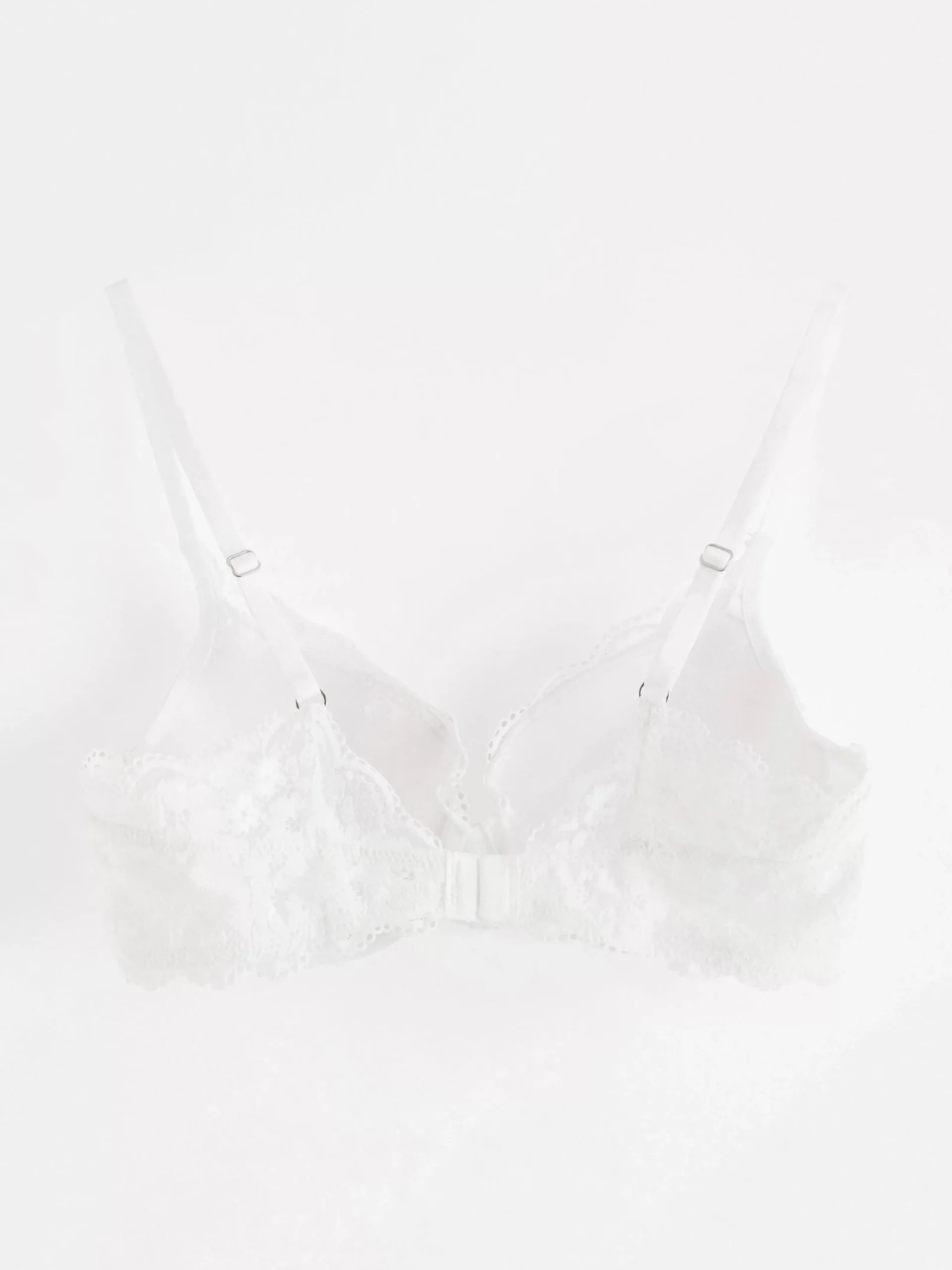 Bh>Lindex Lilja T-Shirt Bh Med Spets White