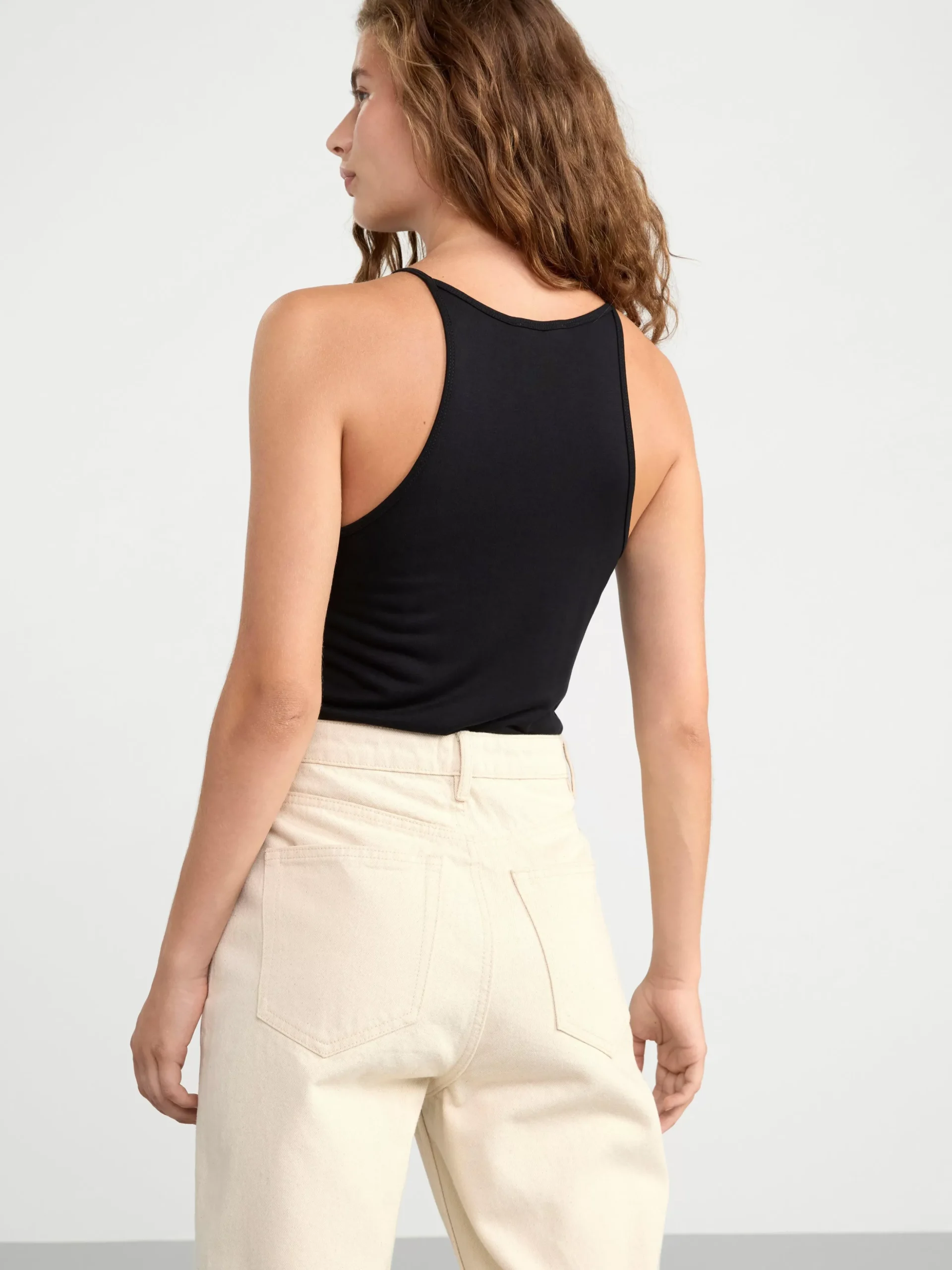 Toppar & T-Shirts>Lindex Linne Black