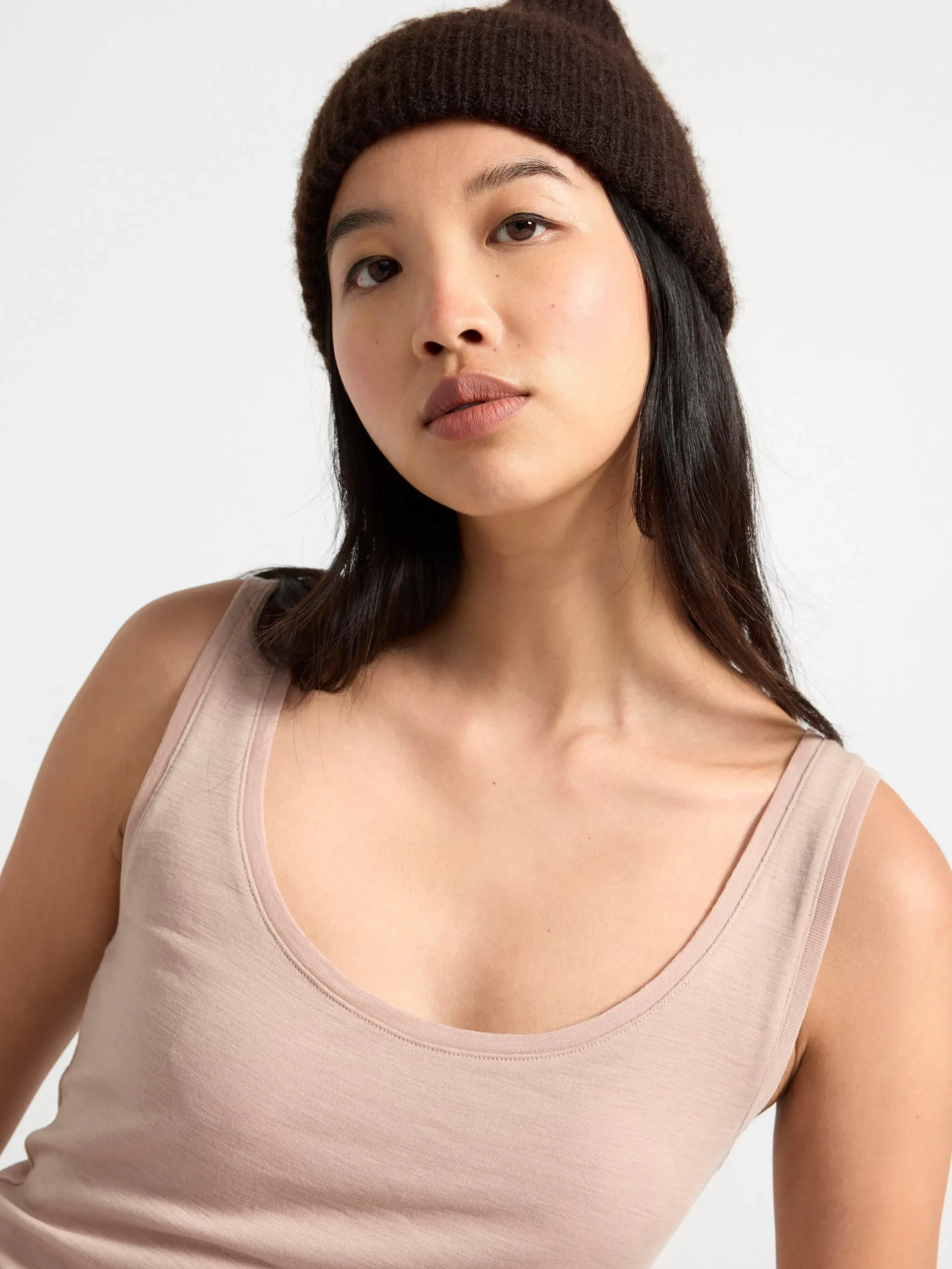 Ullunderställ>Lindex Linne I Merinoull Dusty Beige