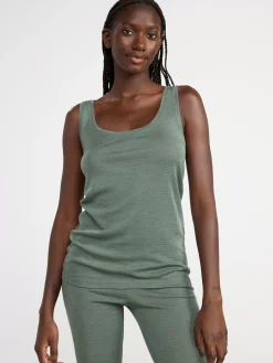 Ullunderställ>Lindex Linne I Merinoull Dark Green