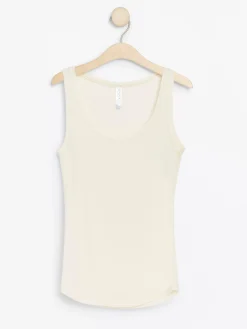 Ullunderställ>Lindex Linne I Merinoull Off White