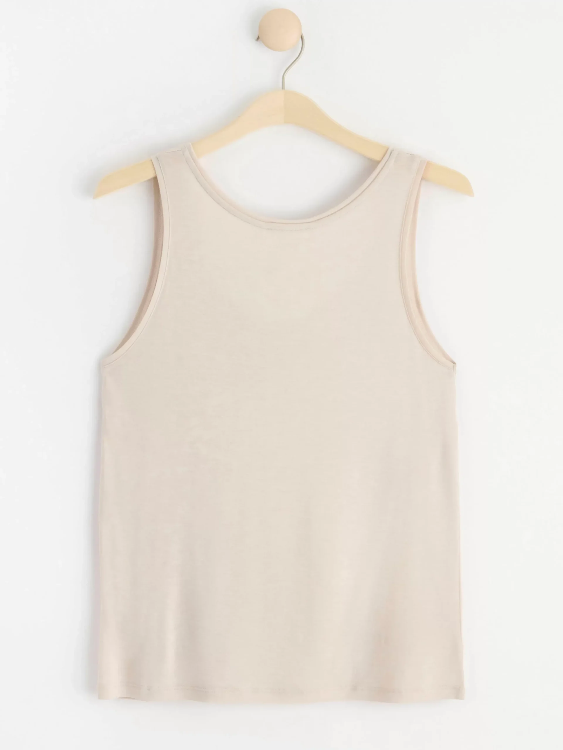 Toppar & T-Shirts>Lindex Linne I Viskos Light Beige