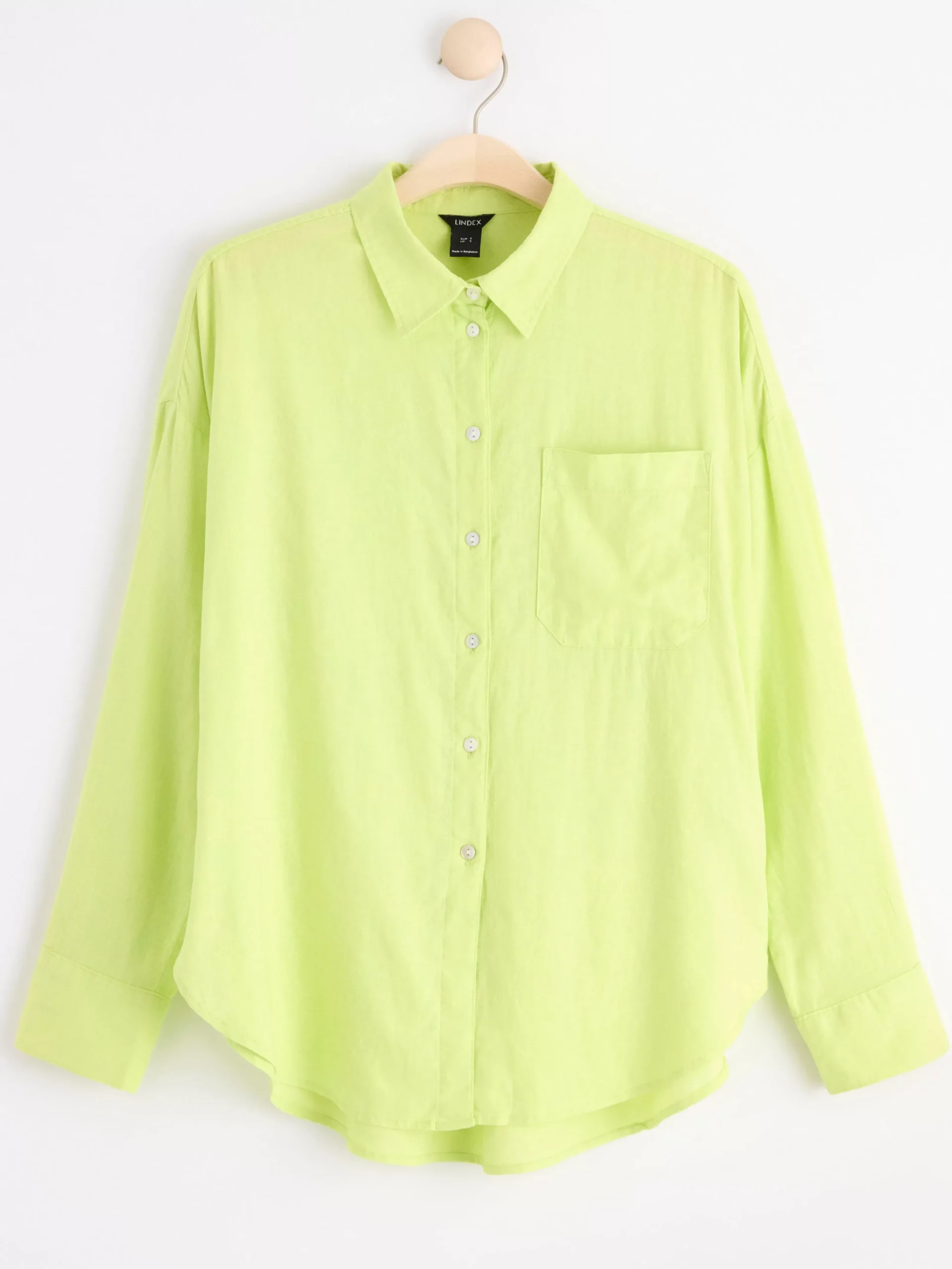 Blusar & Skjortor>Lindex Linneskjorta Light Green
