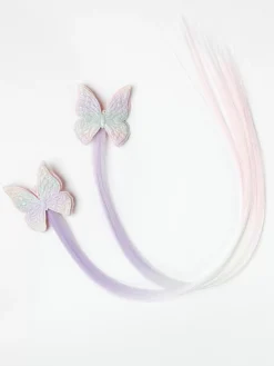 Accessoarer>Lindex Loshar Med Fjarilar Light Pink