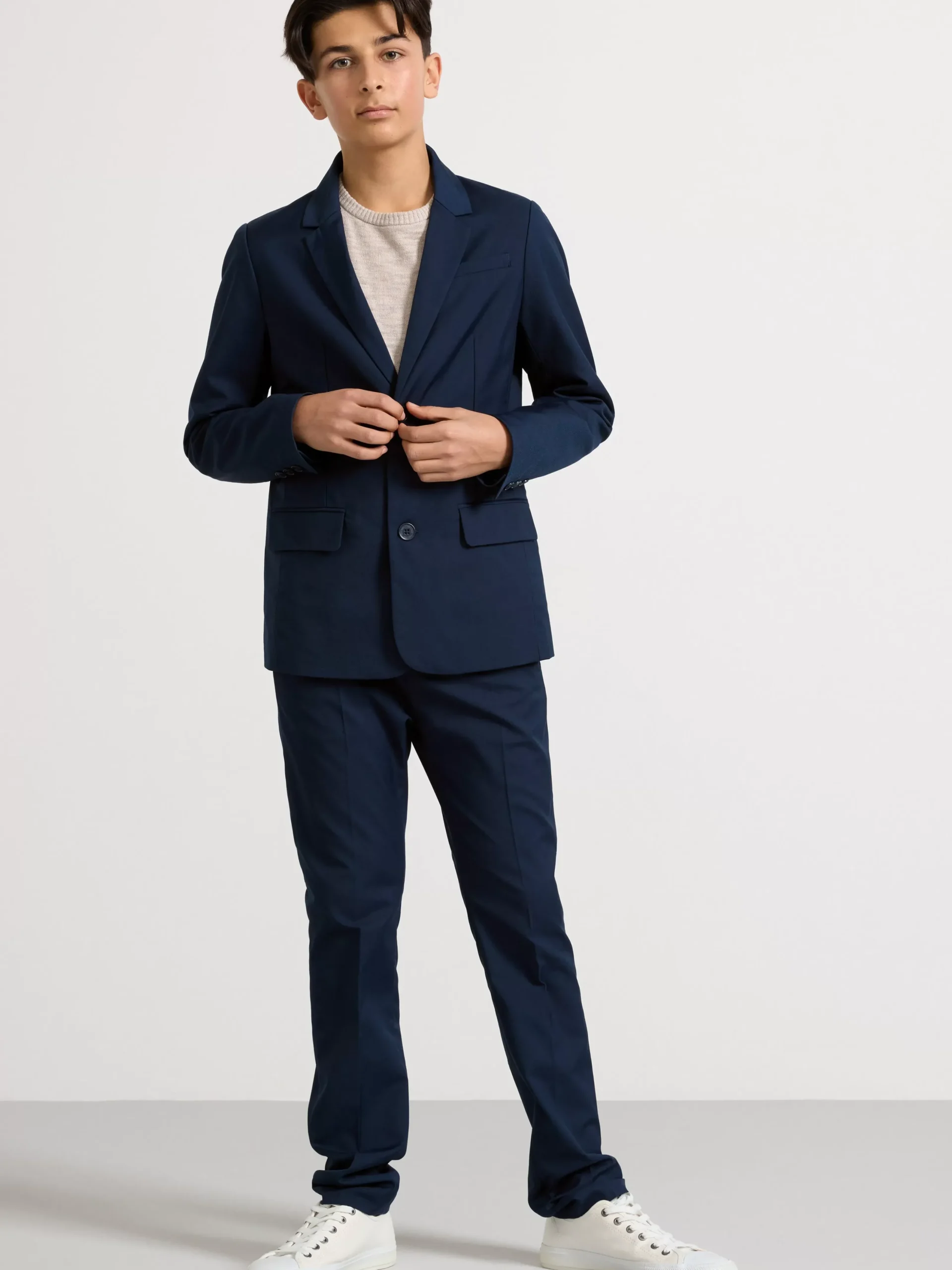 Tröjor & Cardigans>Lindex Marinbla Kavaj Navy