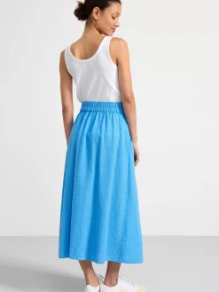 Kjolar>Lindex Midikjol I Backebolja Light Dusty Blue
