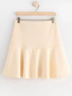 Kjolar>Lindex Minikjol Dusty White