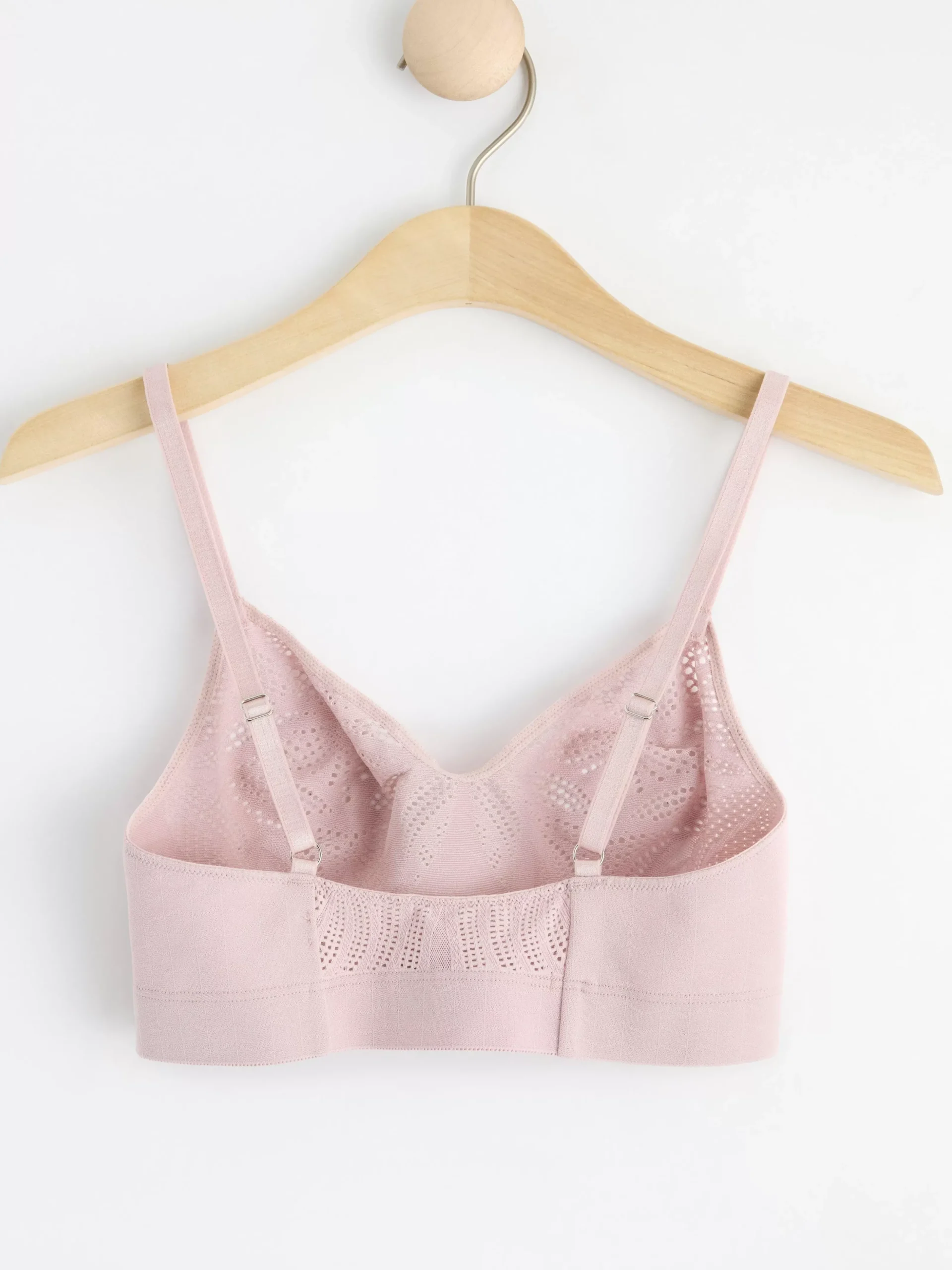 Bh>Lindex Mjuk Inntrix-Spetsbeha Utan Sommar Light Dusty Pink