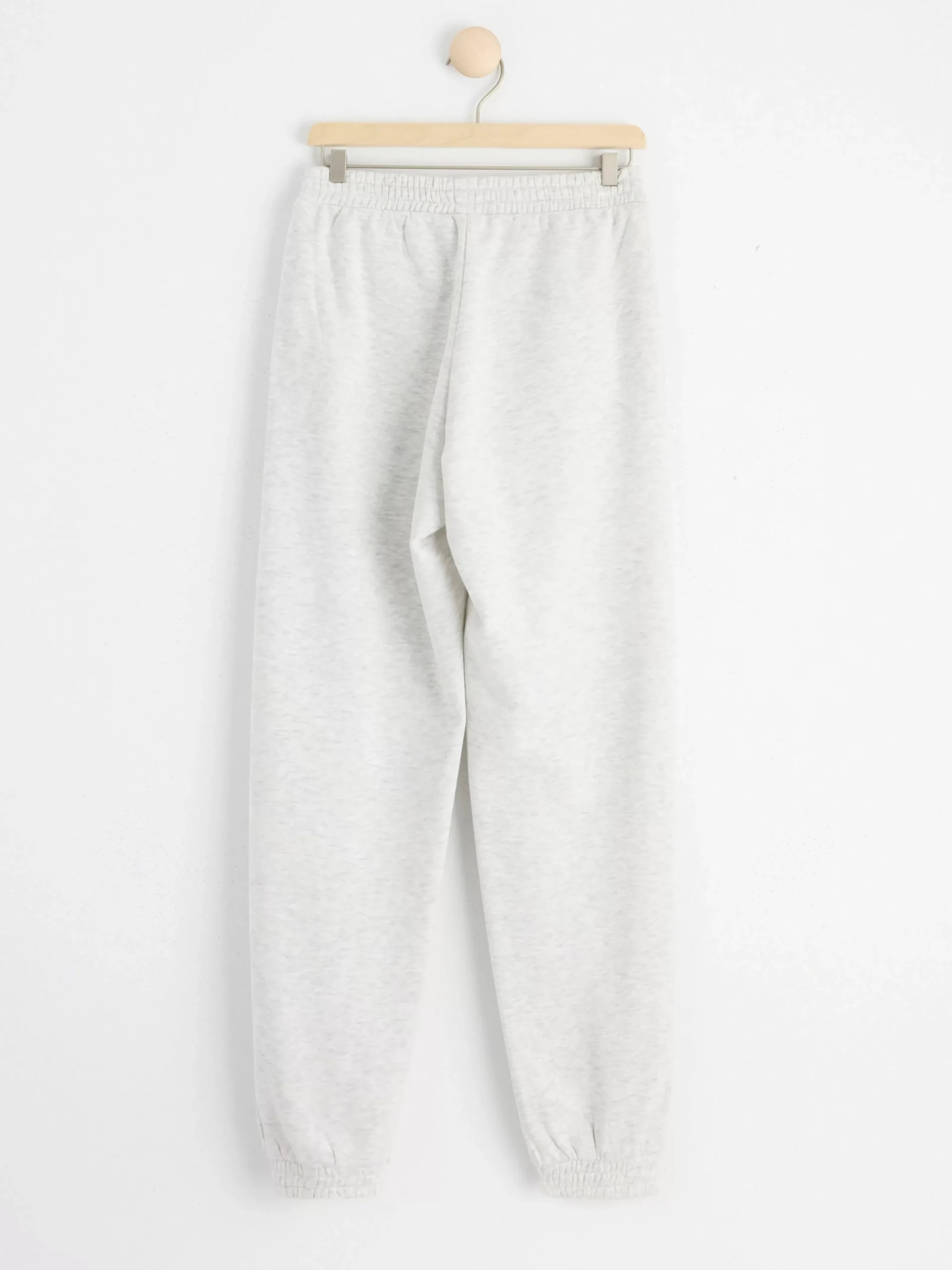 Byxor & Leggings>Lindex Mjukisbyxor Med Borstad Insida Light Grey Melange